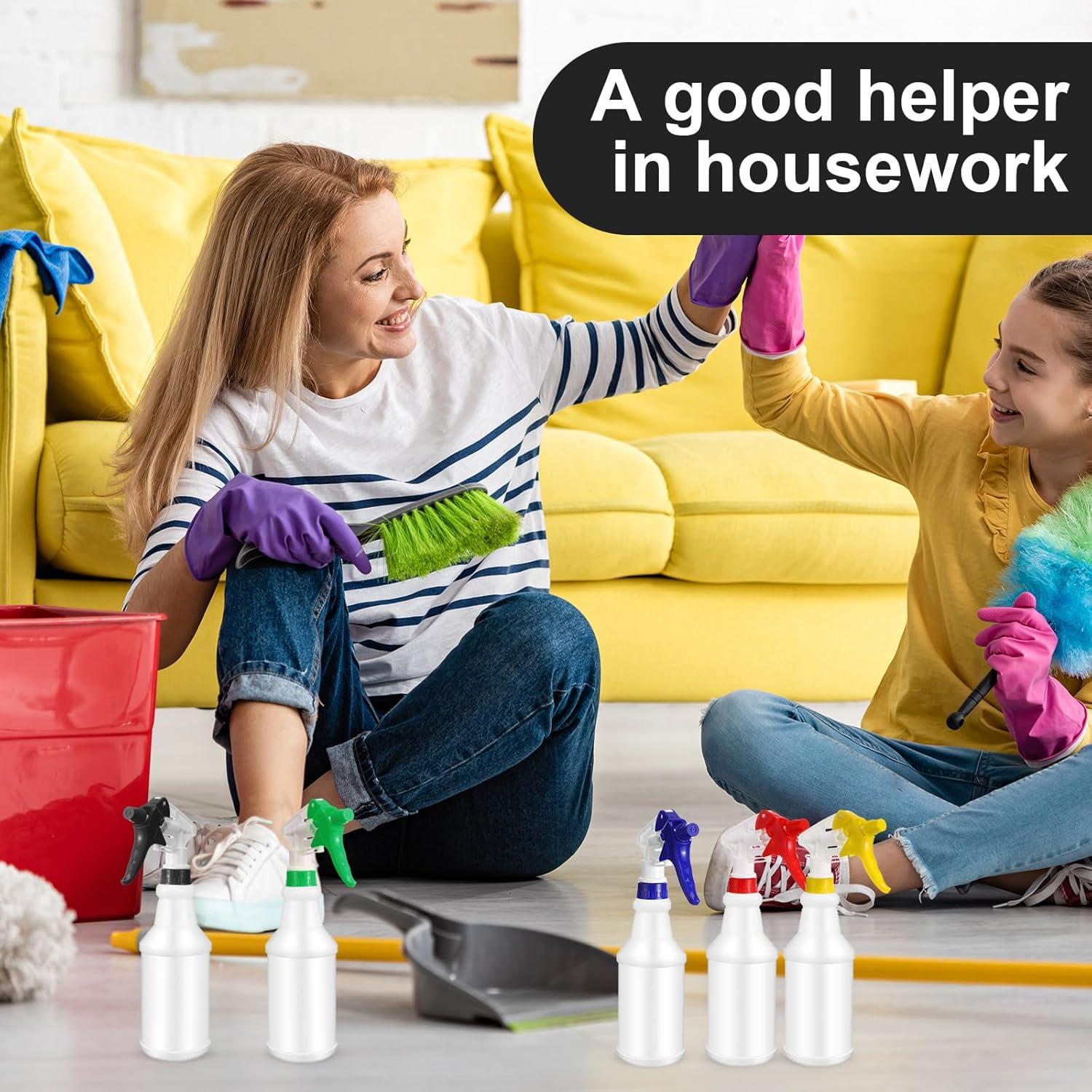 Botellas de Spray Reutilizables Gerrii 24 Pcs 700ml A Prueba de Fugas