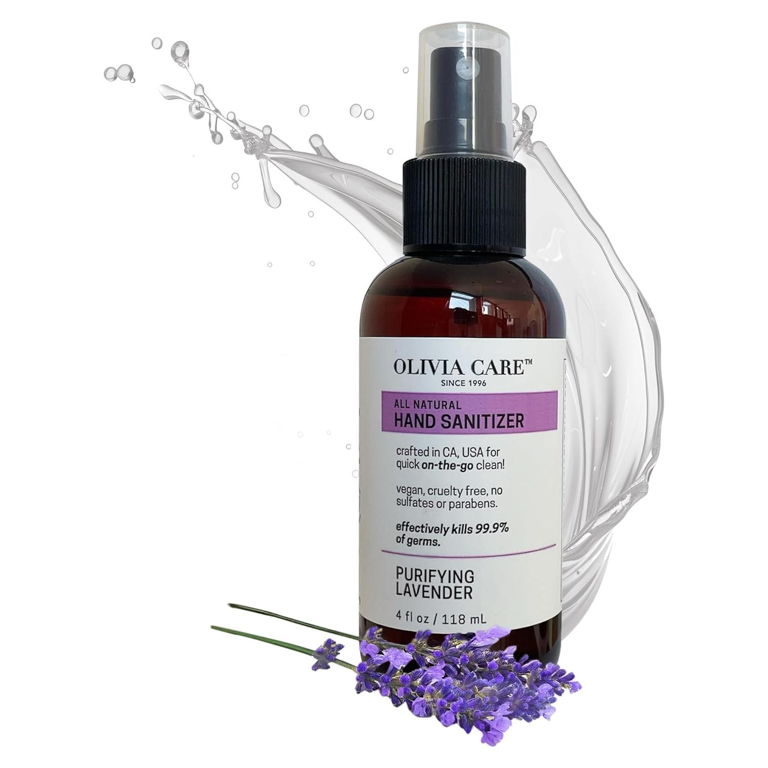 Desinfectante de Manos Olivia Care 118 ML con Aceites Esenciales