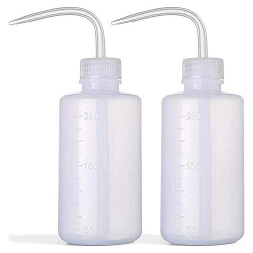 Botellas de Lavado 2pcs DONSTRAW 250ml Boca Estrecha