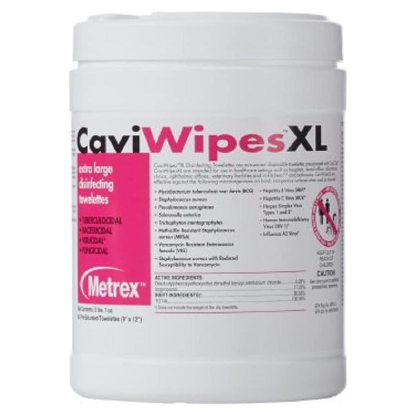Desinfectante de Superficies CaviWipes XL - 66 Toallitas