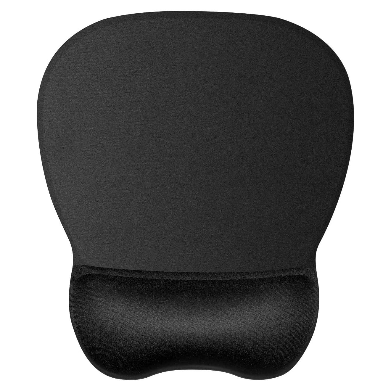 Almohadilla Ergonómica JIKIOU para Ratón con Soporte de Gel Negro