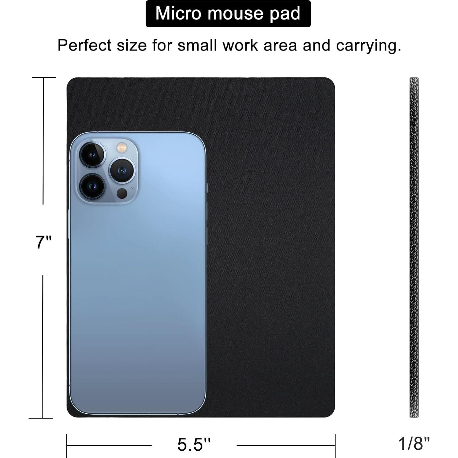 Alfombrilla de Ratón Cyanbone 3 Paquetes Negra 13.97x17.78 cm