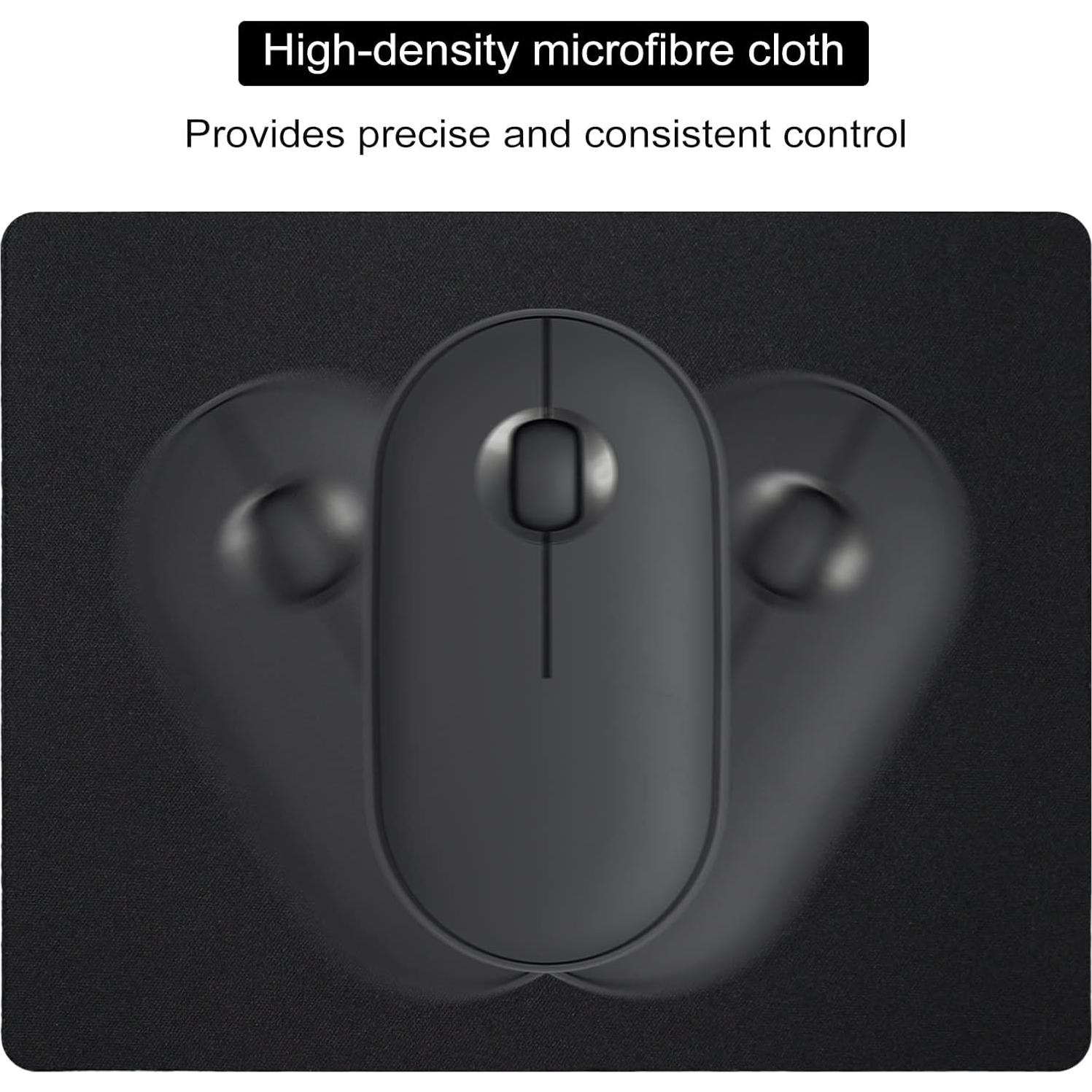 Alfombrilla de Ratón Cyanbone 3 Paquetes Negra 13.97x17.78 cm