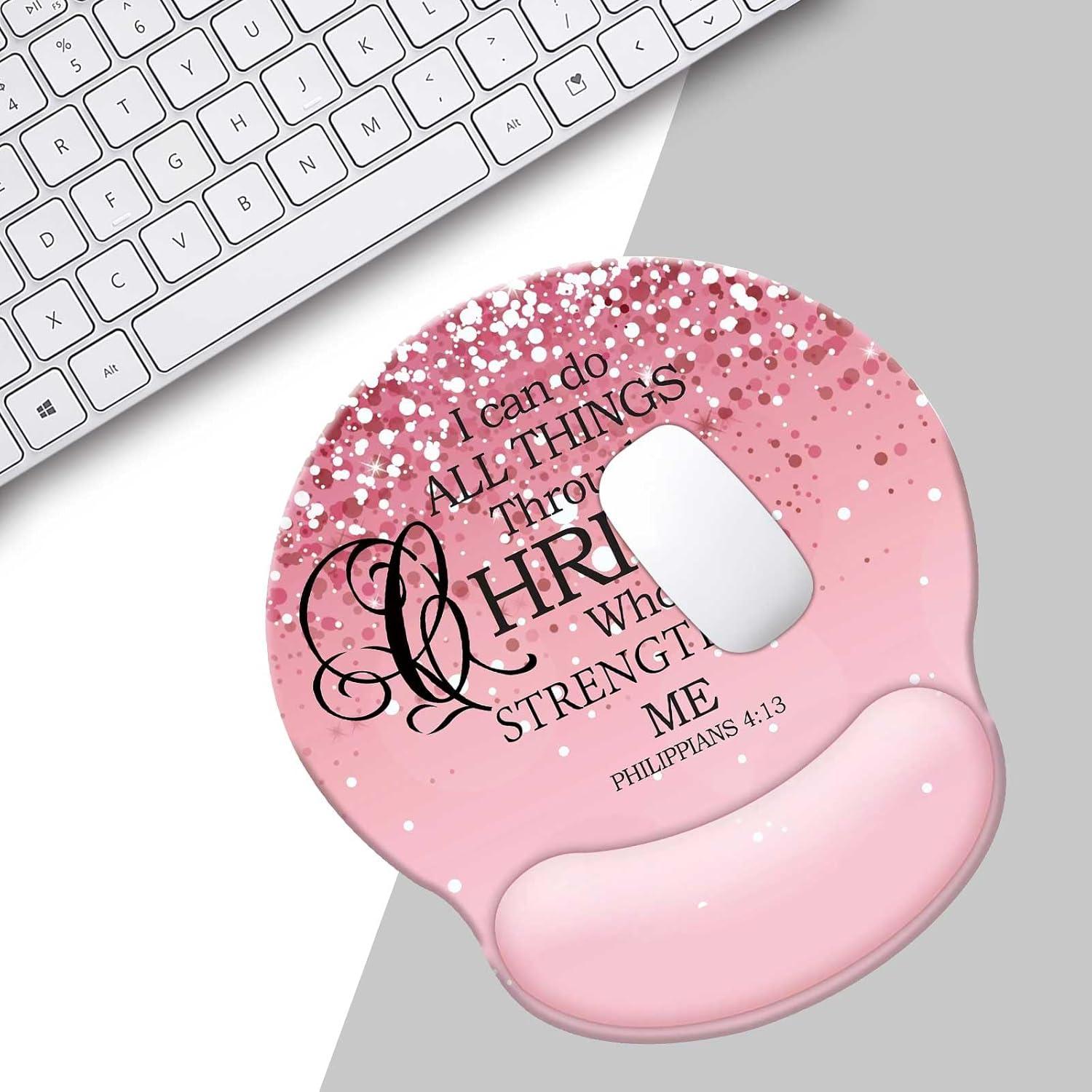 Alfombrilla de Ratón Ergonómica Apottwal Rosa con Soporte