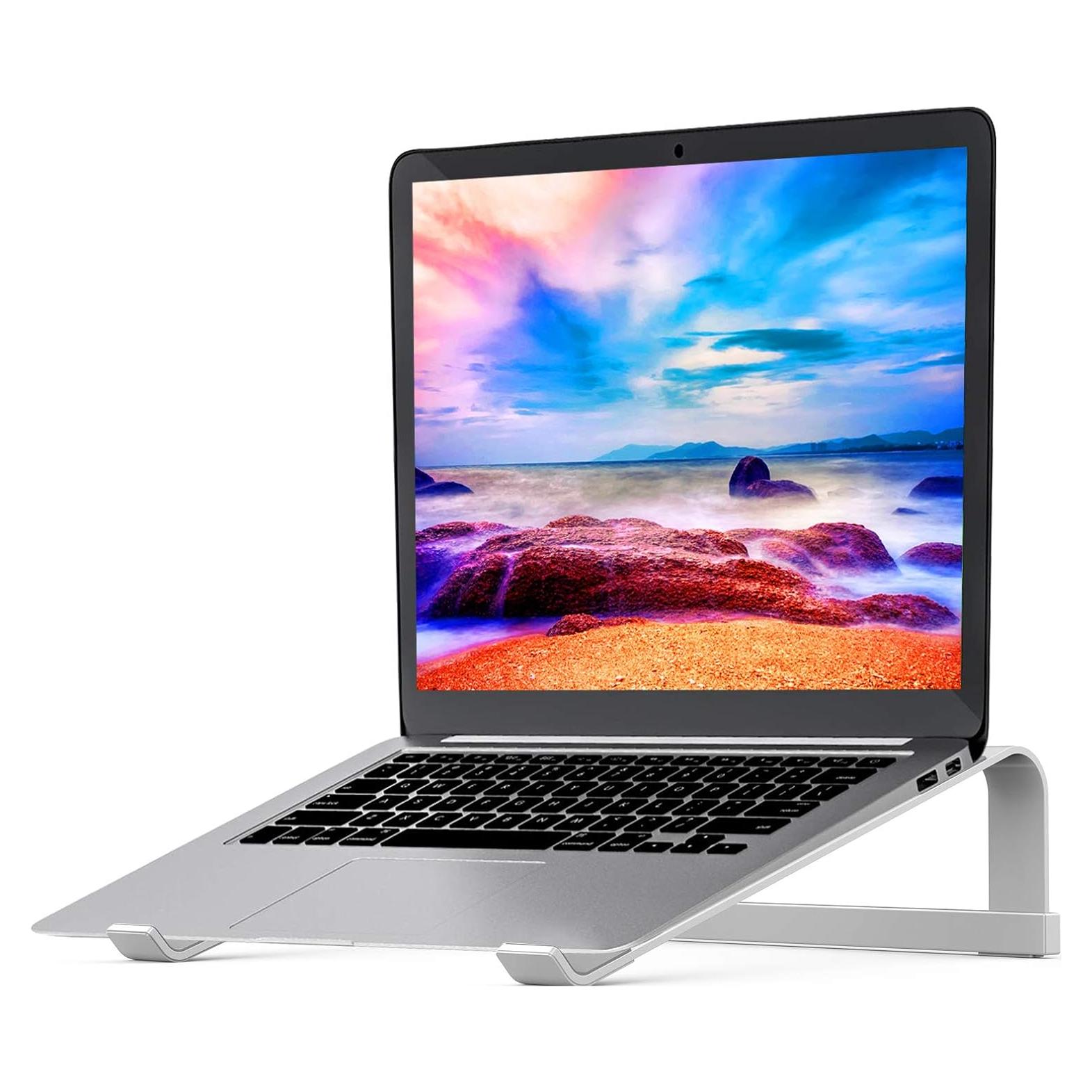 Soporte Ergonómico para Laptop LENRUE Plata 12-16.2"