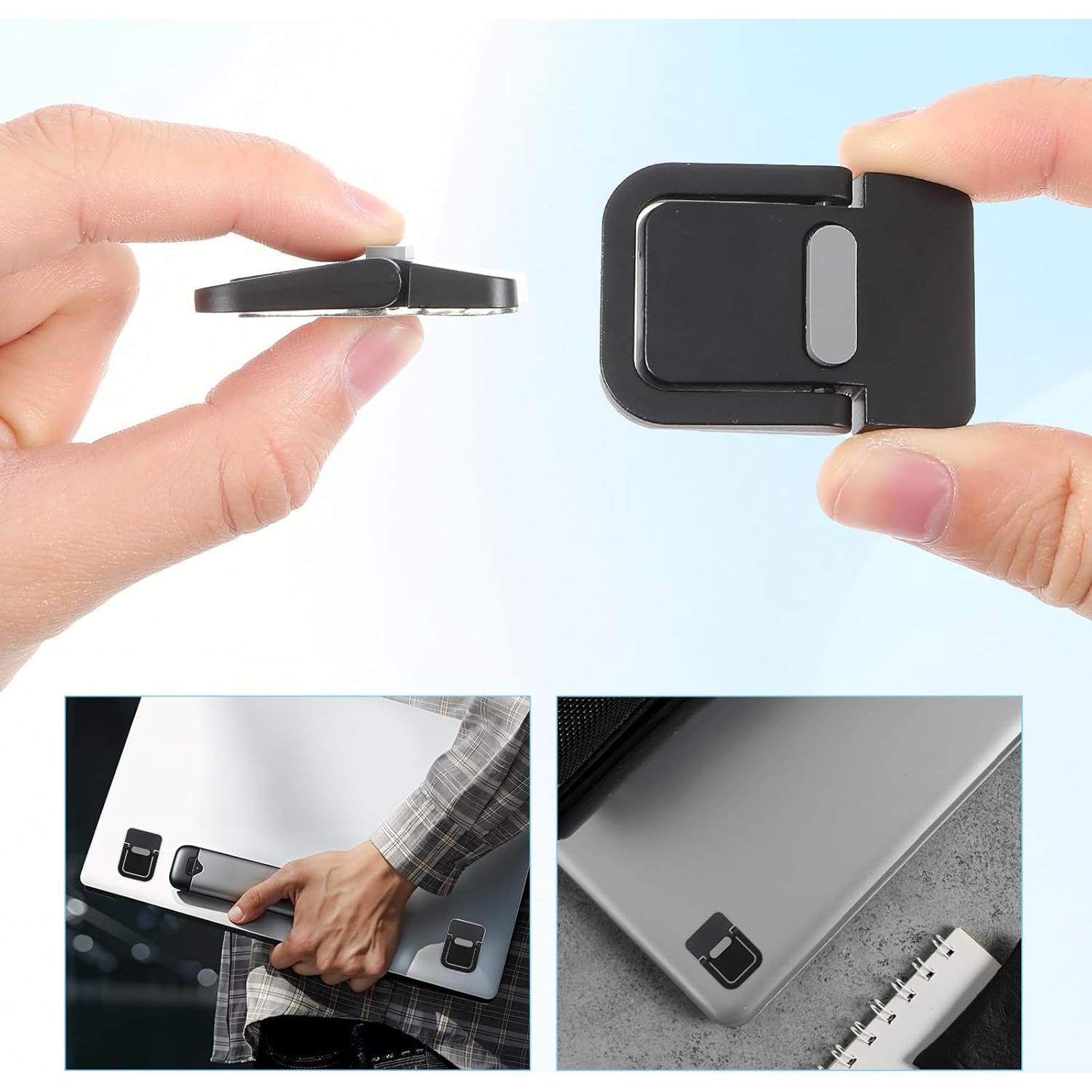 Soporte de Teclado Portátil Mabor 2 Pcs Aluminio Negro