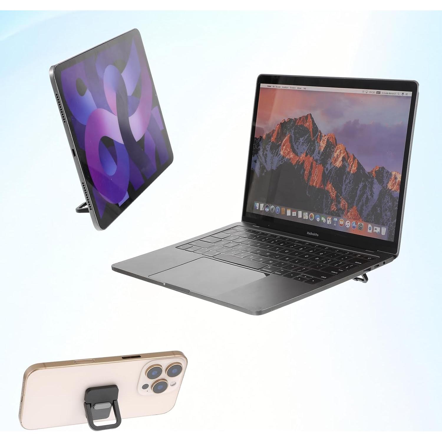 Soporte de Teclado Portátil Mabor 2 Pcs Aluminio Negro