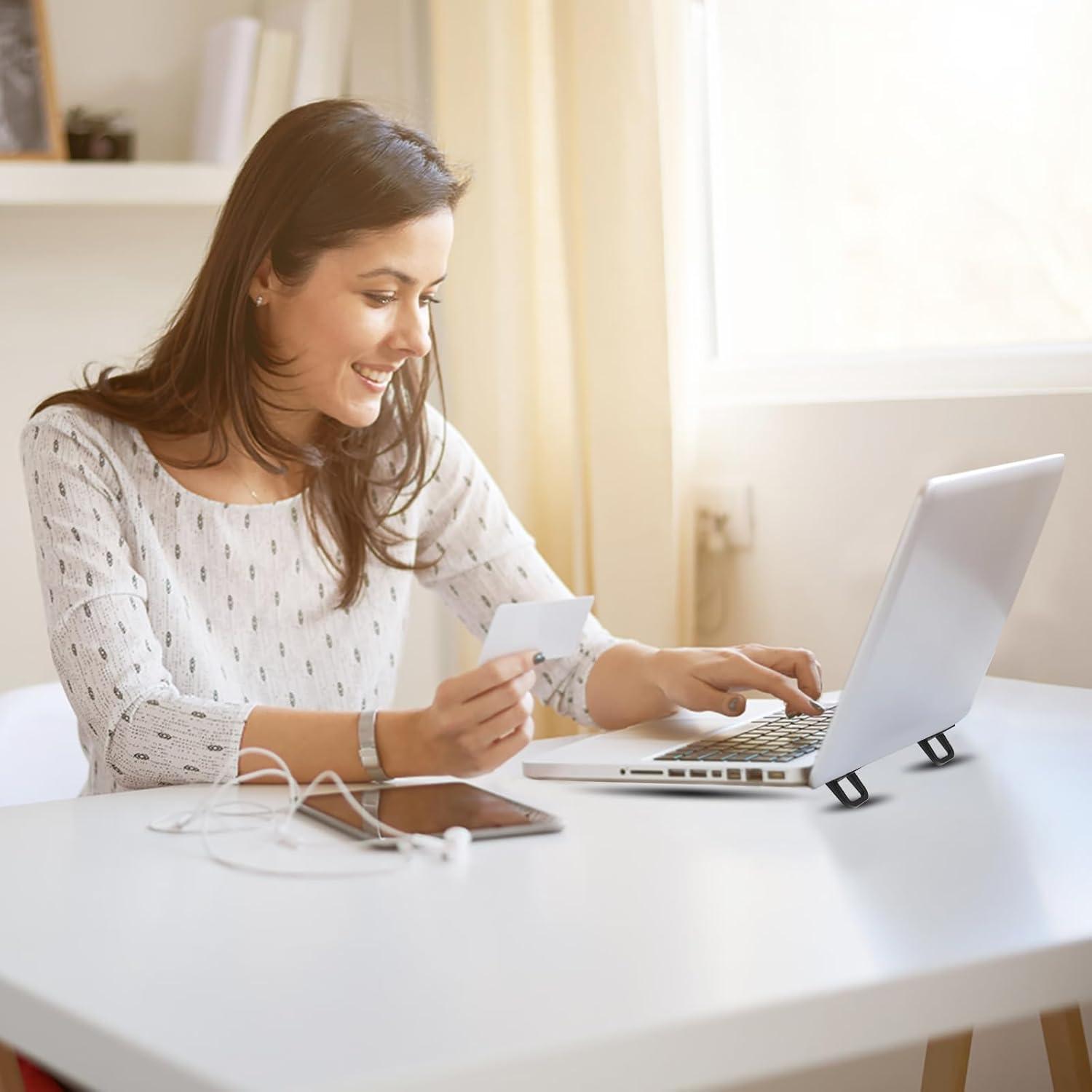 Soporte de Teclado Portátil Mabor 2 Pcs Aluminio Negro