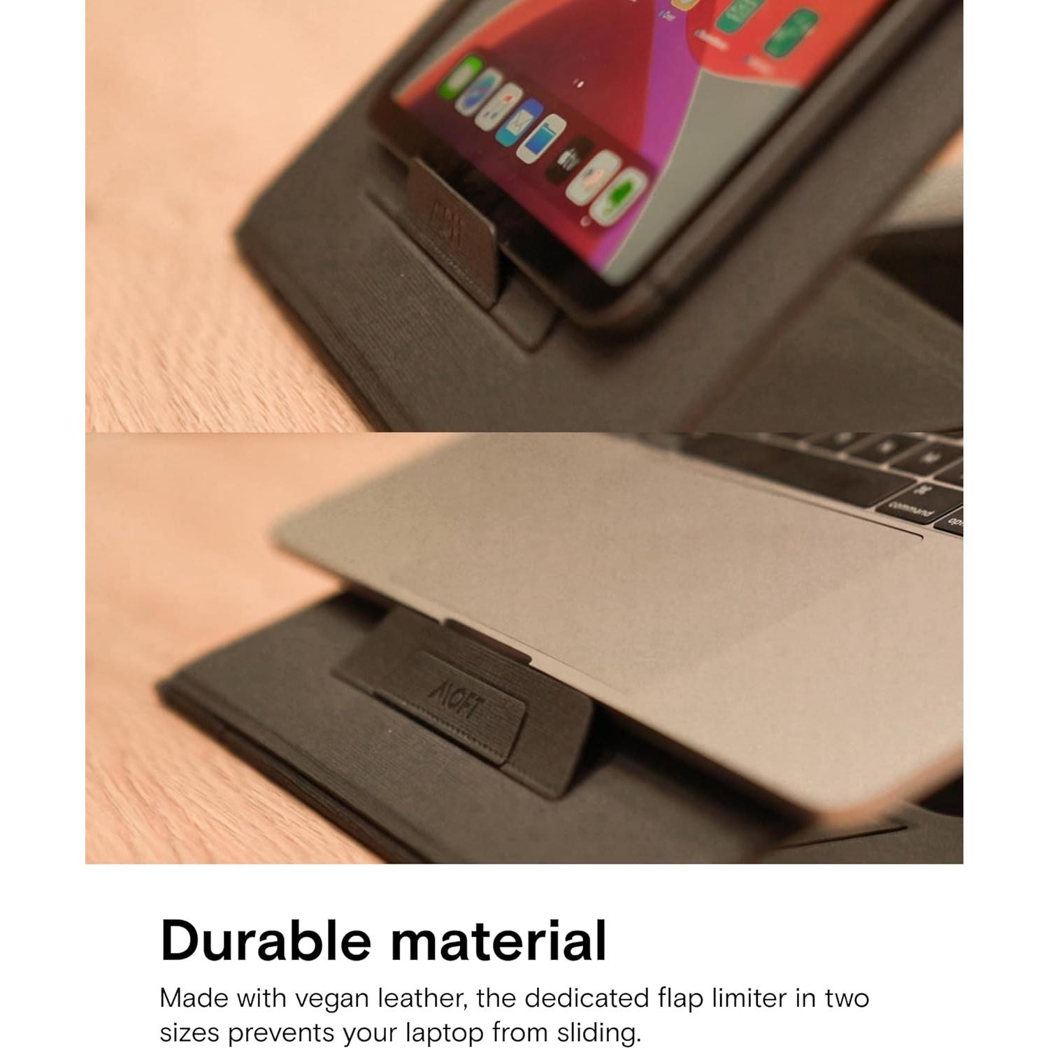 Soporte Plegable para Laptop MOFT Negro, Ergonómico y Ligero