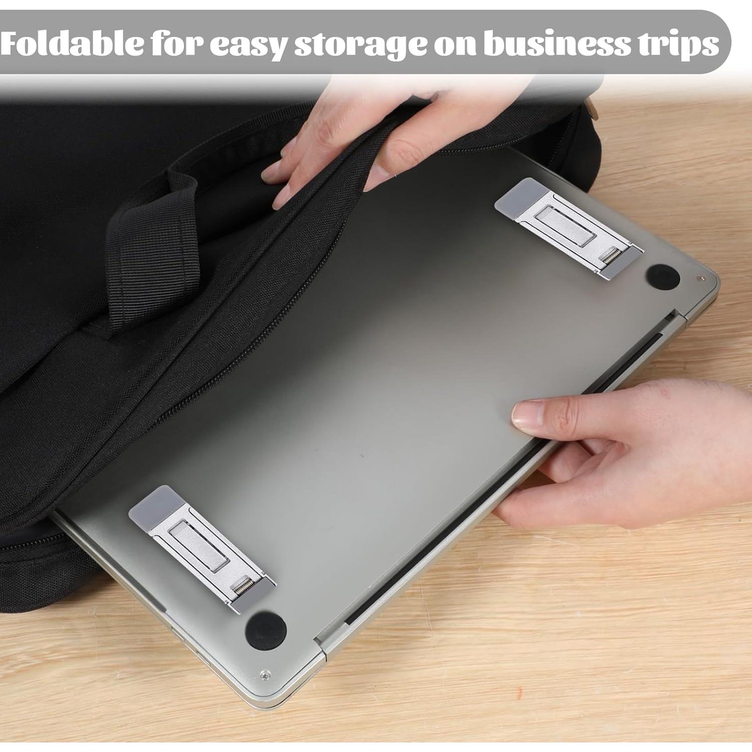 Soporte de Teclado Portátil Aphumedc Ajustable 3 Ángulos Plata