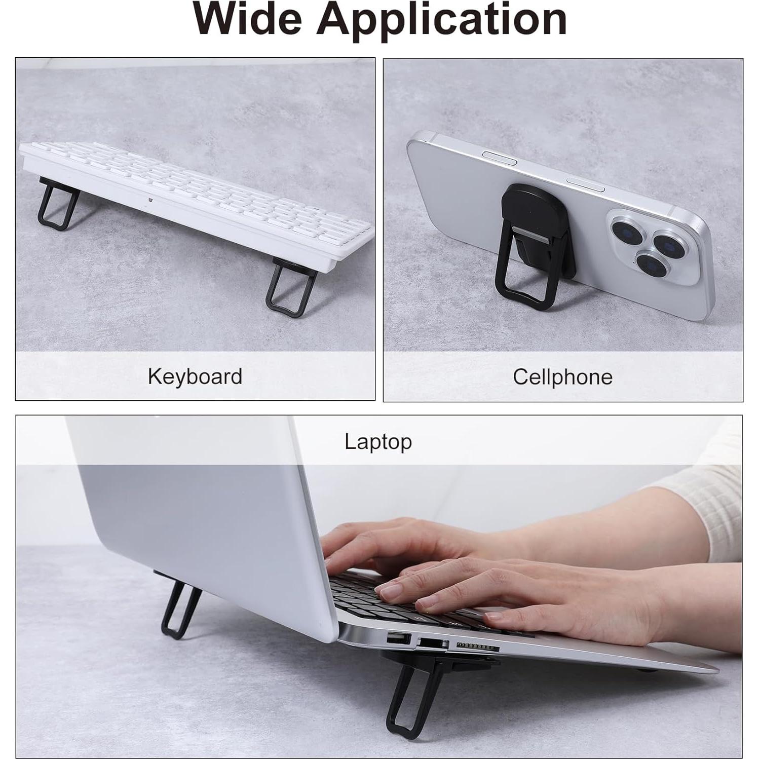 Patas de Teclado ValueBargain Plegables 2 Pcs Ajustables