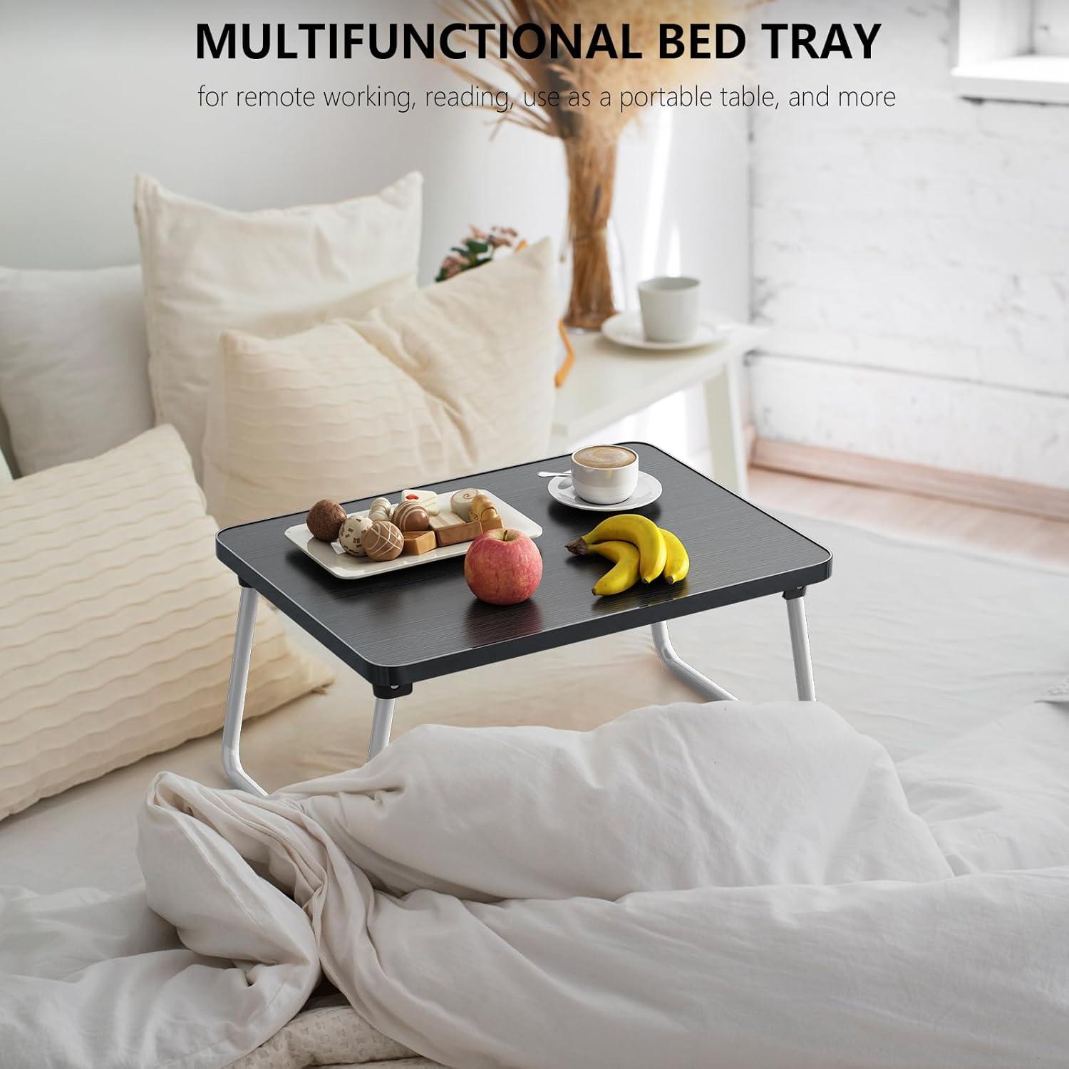 Mesa Plegable para Computadora Portátil Promitop Negra 43cm