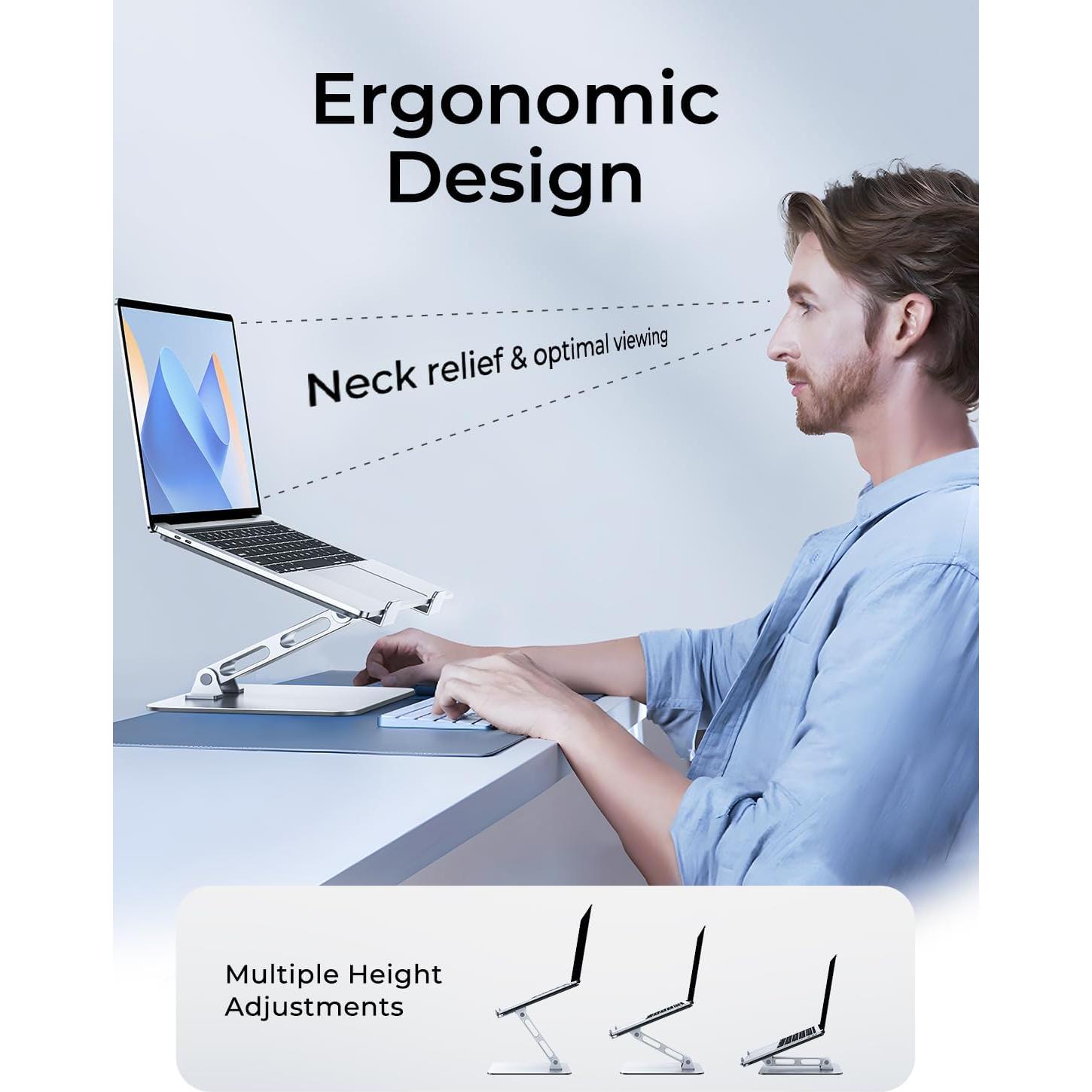 Soporte Ergonómico Ajustable Niweya B26 para Laptop 10-16"