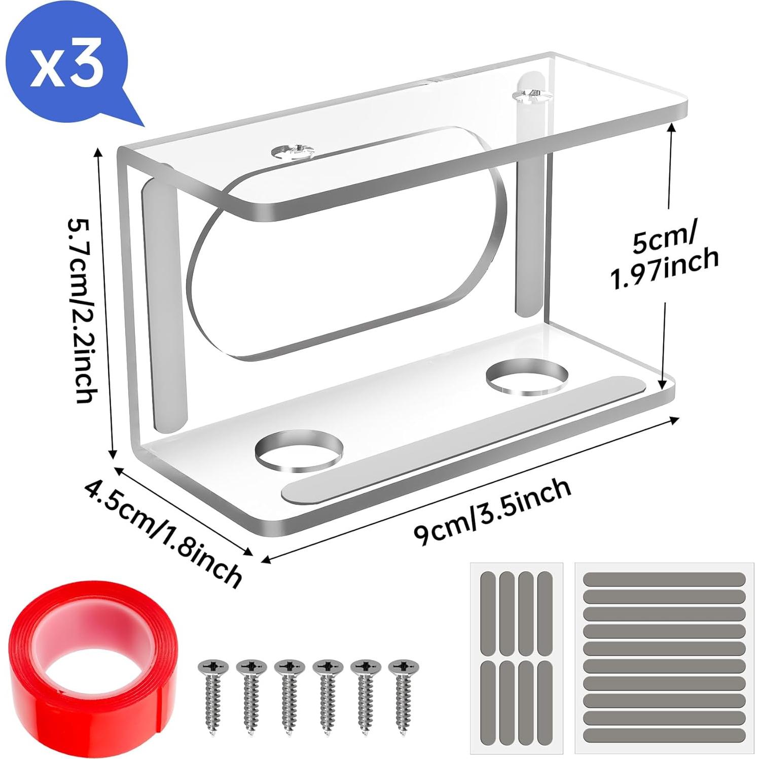 Soporte Bajo Escritorio para Laptop NiHome Acrílico Transparente