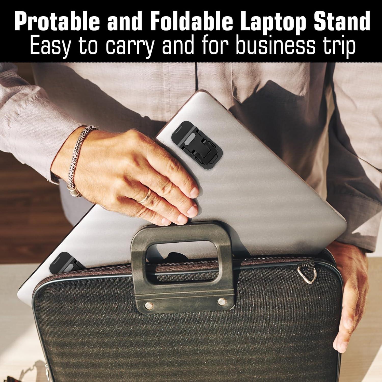 Soporte Plegable para Laptop EupHHonycs - 2 Pcs, Ajustable