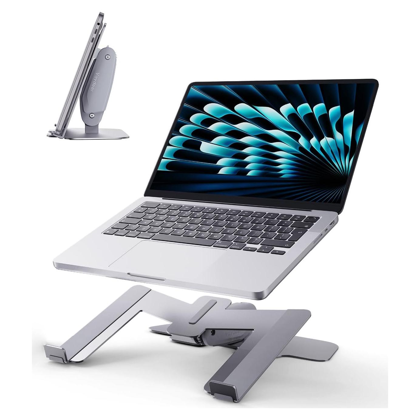 Soporte para Laptop Vaydeer Ajustable Metal 10 Niveles 12-16"