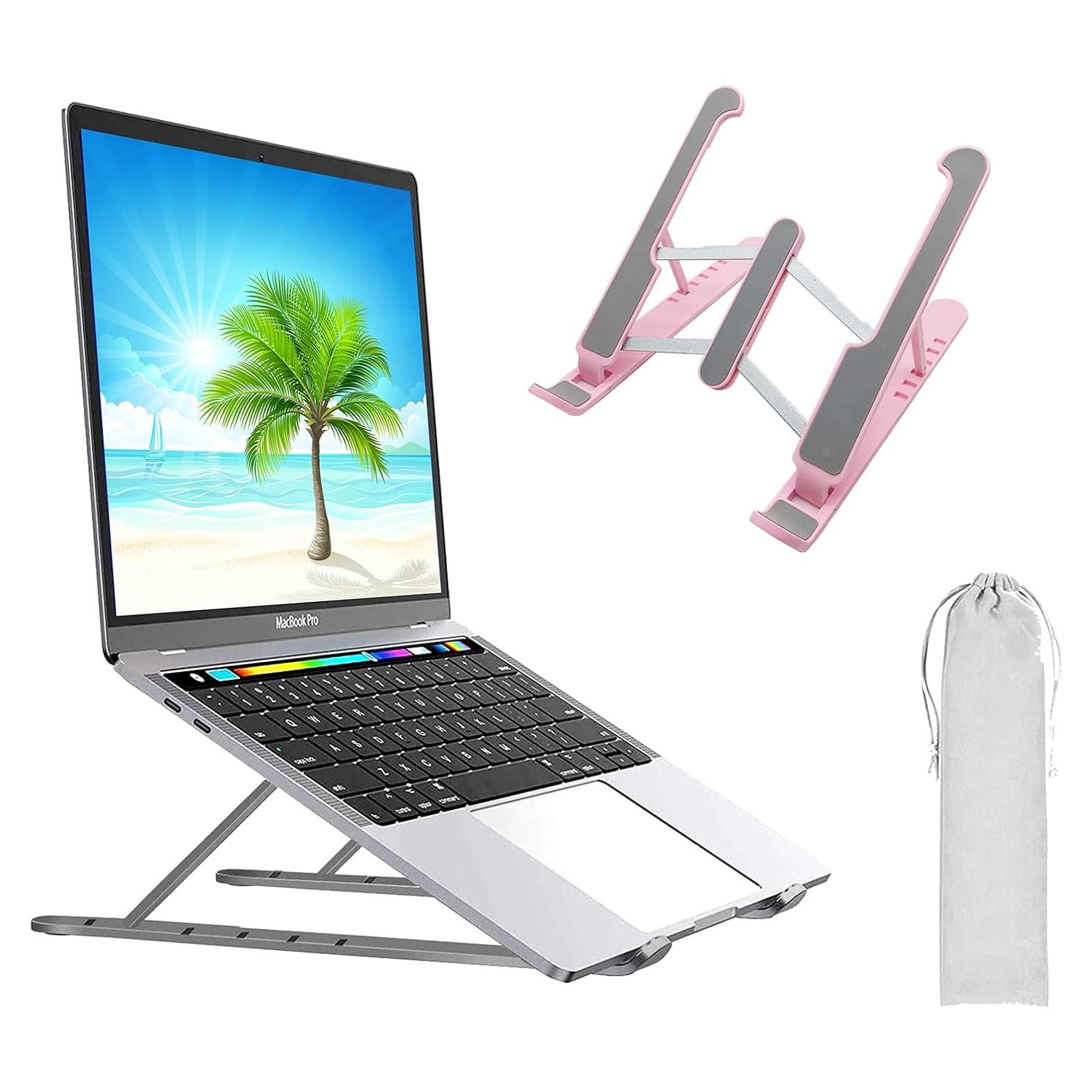 Soporte para Laptop T Legend Rosa 9-15 Pulgadas Ajustable