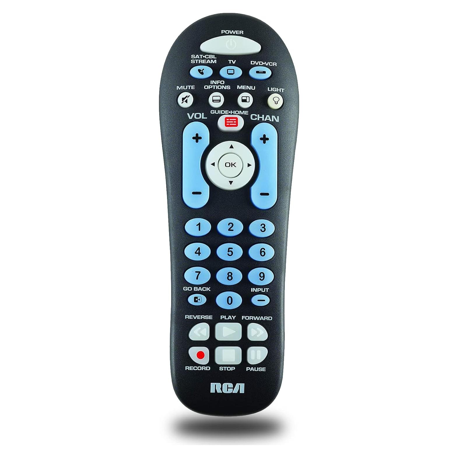 Control Remoto Universal RCA RCR313BE para 3 Dispositivos