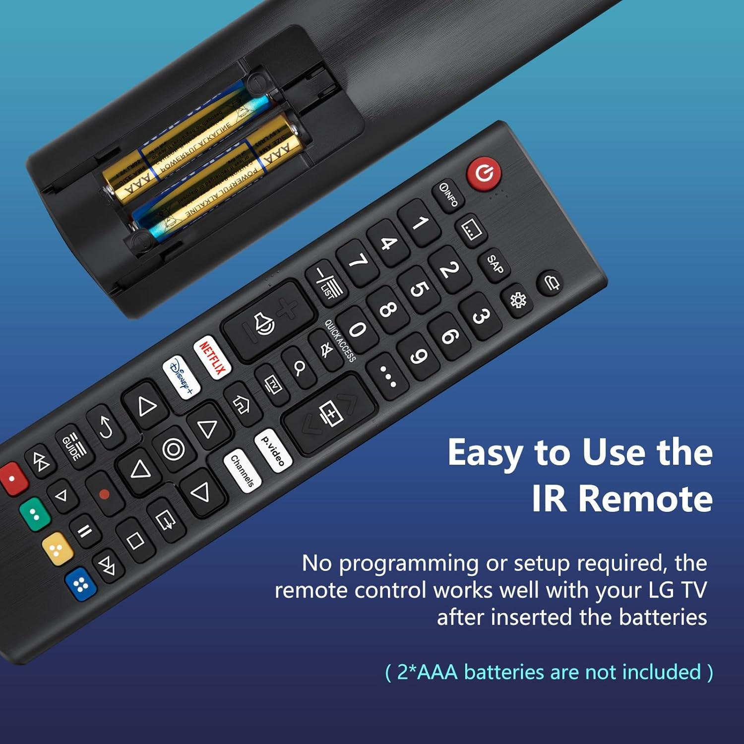 Control Remoto Universal OMAIC para TV LG - Paquete de 2