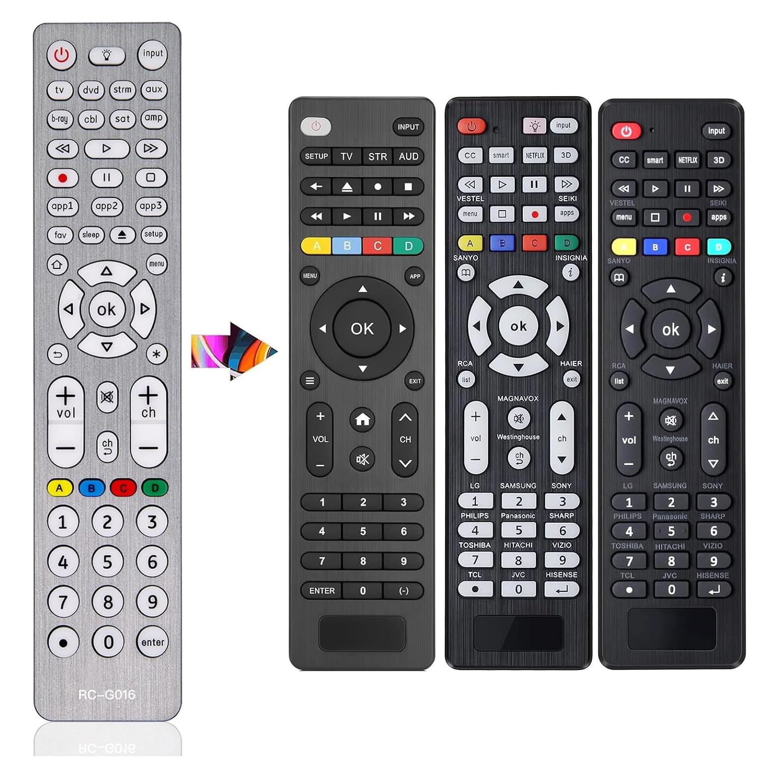 Control Remoto Universal MYHGRC 8 en 1 Retroiluminado