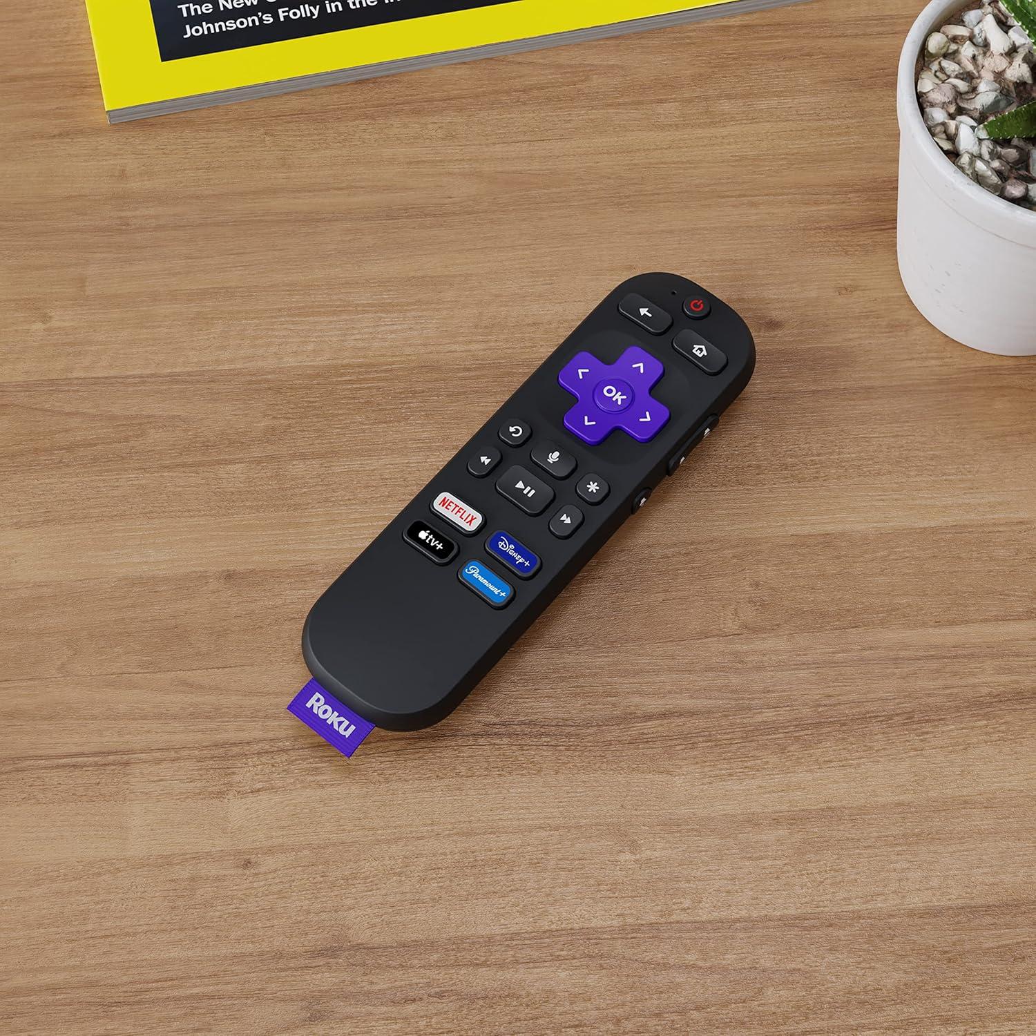 Control Remoto por Voz Roku RCA1R - Reemplazo TV y Audio