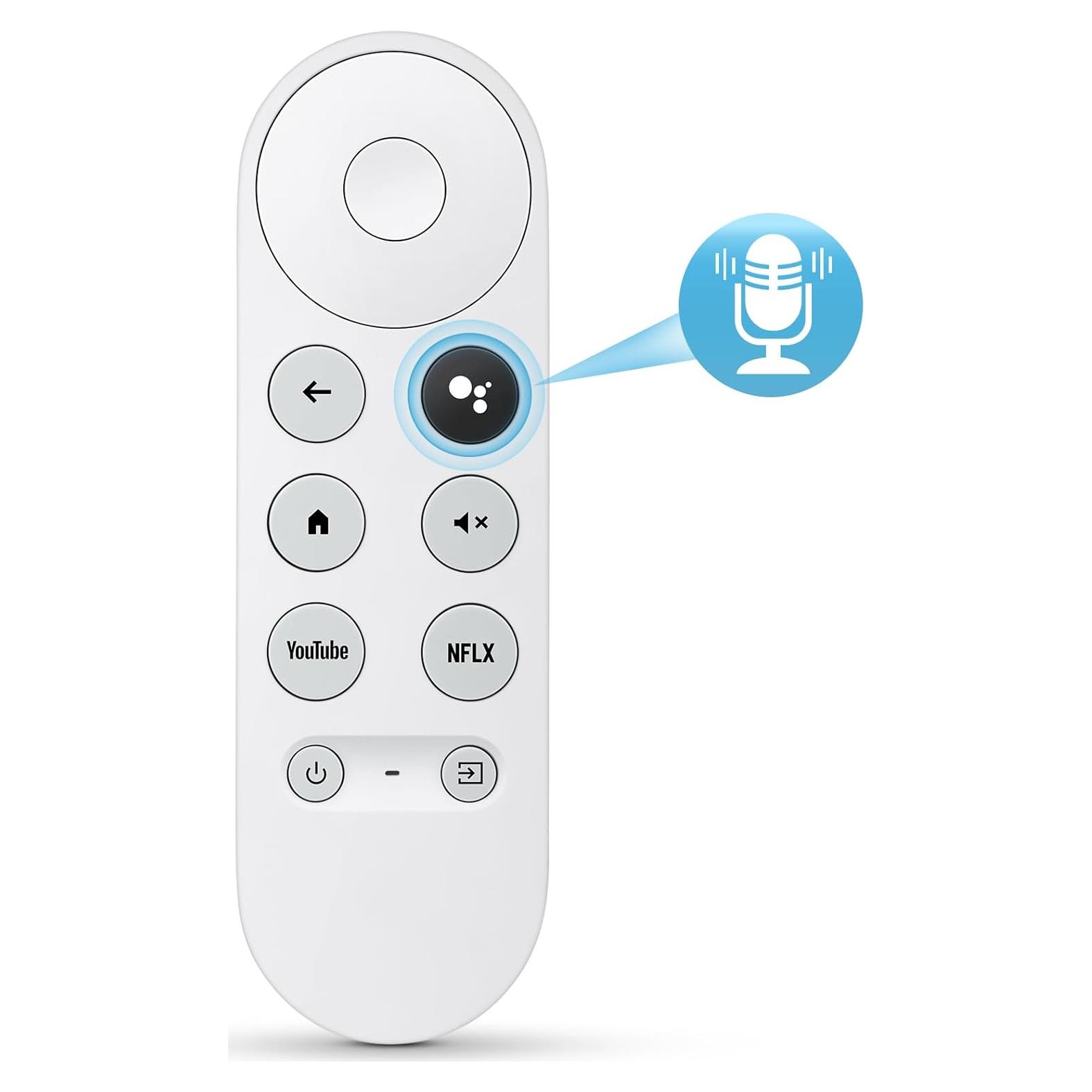 Control Remoto Reemplazo LOUTOC para Google Chromecast Snow
