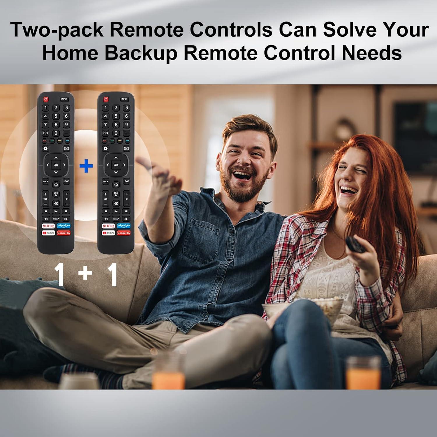 Control Remoto Universal Hisense para TV - Paquete de 2