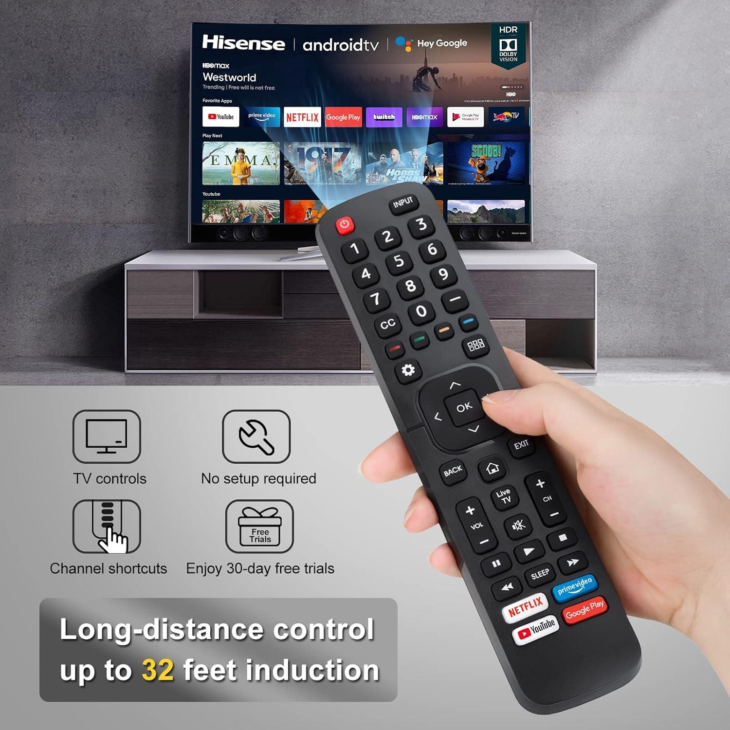 Control Remoto Universal Hisense para TV - Paquete de 2