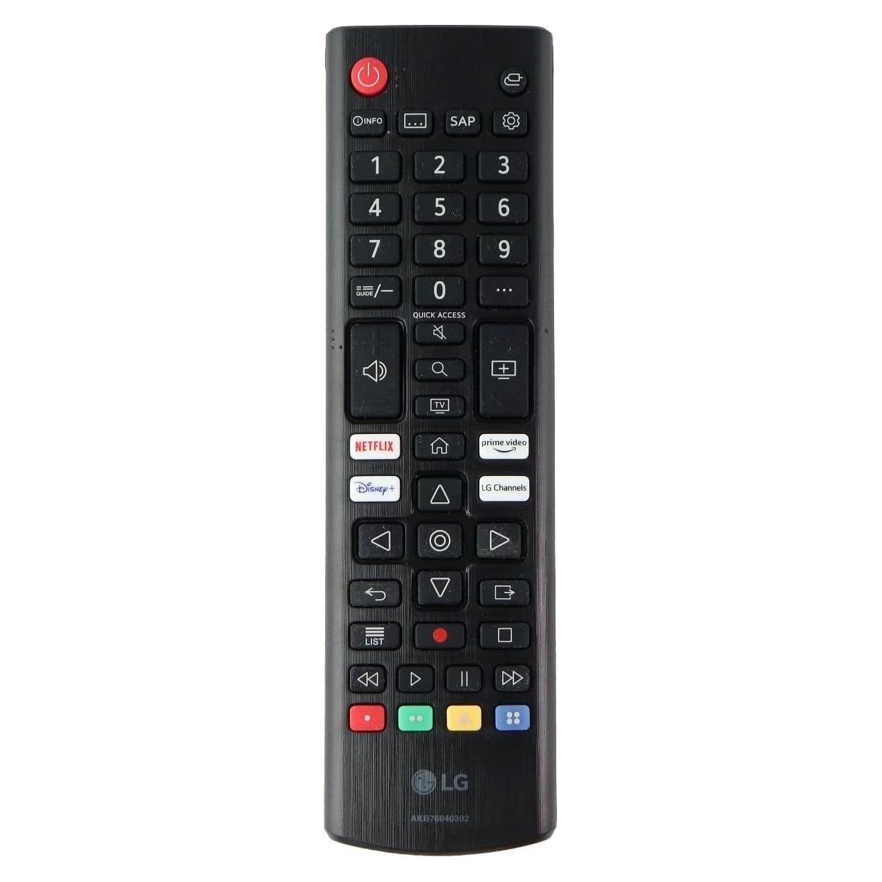 Control Remoto OEM LG AKB76040302 para Televisores LG