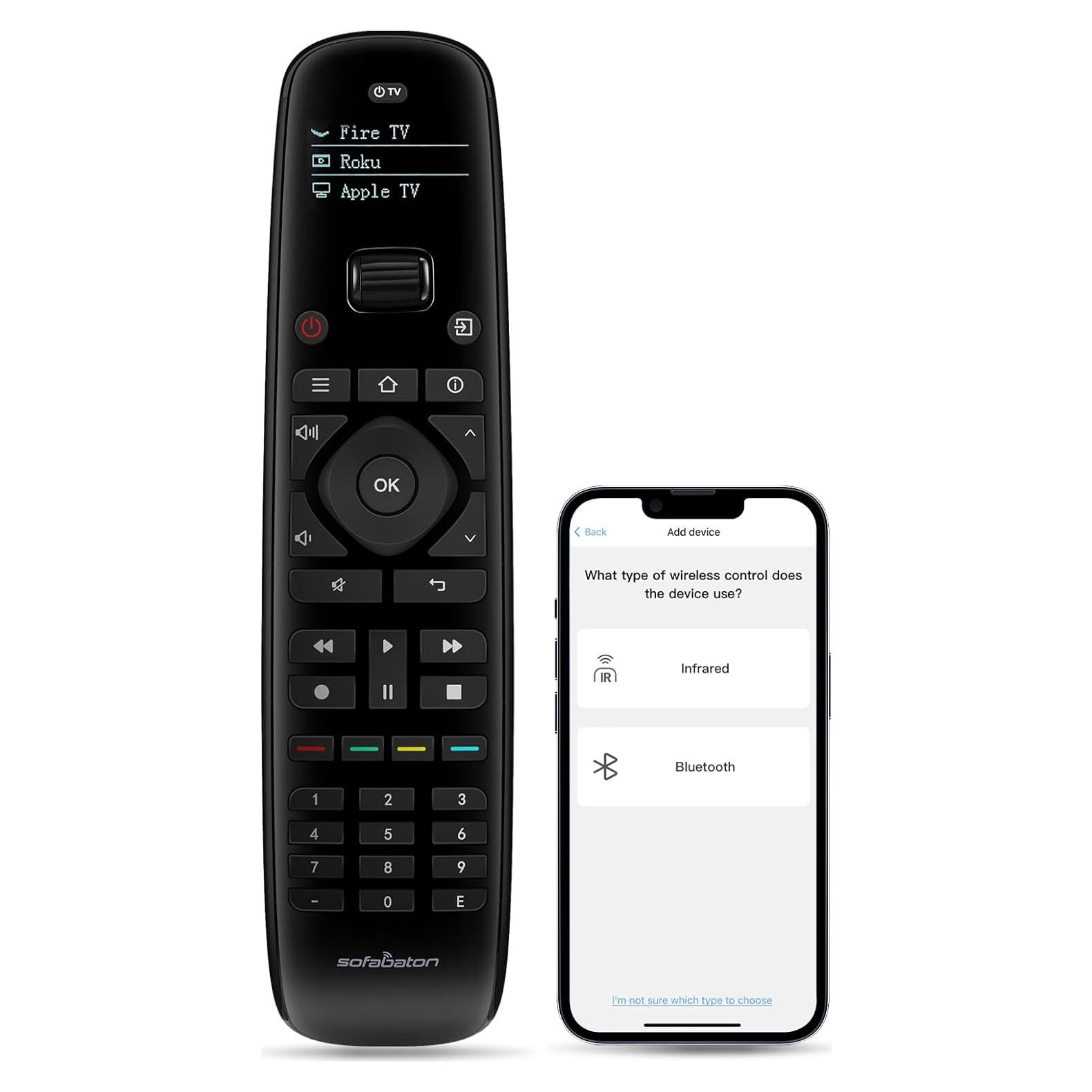 Control Remoto Universal SofaBaton U2 para TV y Dispositivos