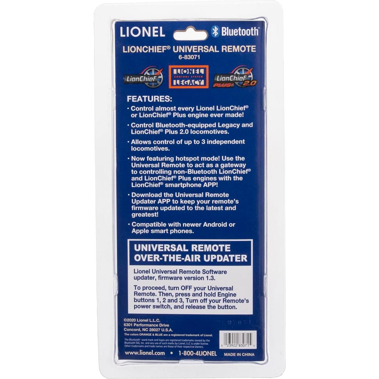 Controlador Remoto Universal Lionel LC Plus para Locomotoras