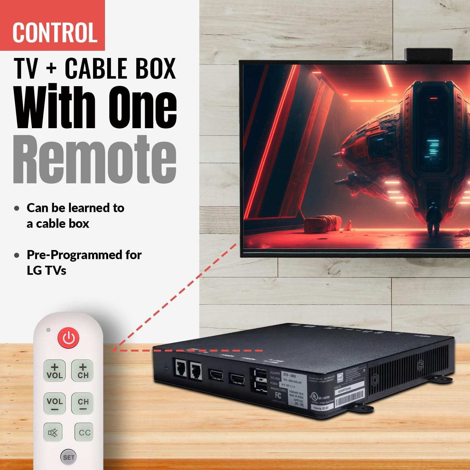 Control Remoto Universal Anderic RR1004 con Teclas Grandes