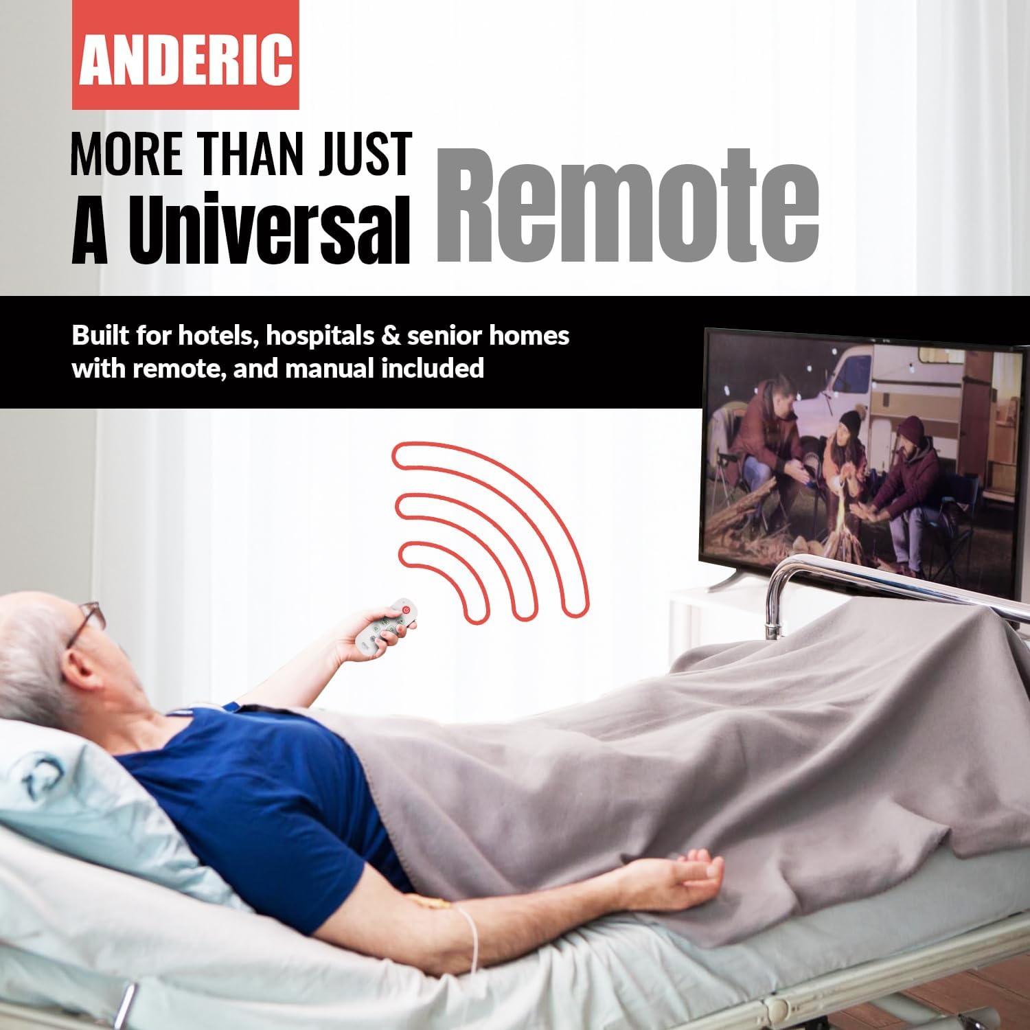 Control Remoto Universal Anderic RR1004 con Teclas Grandes