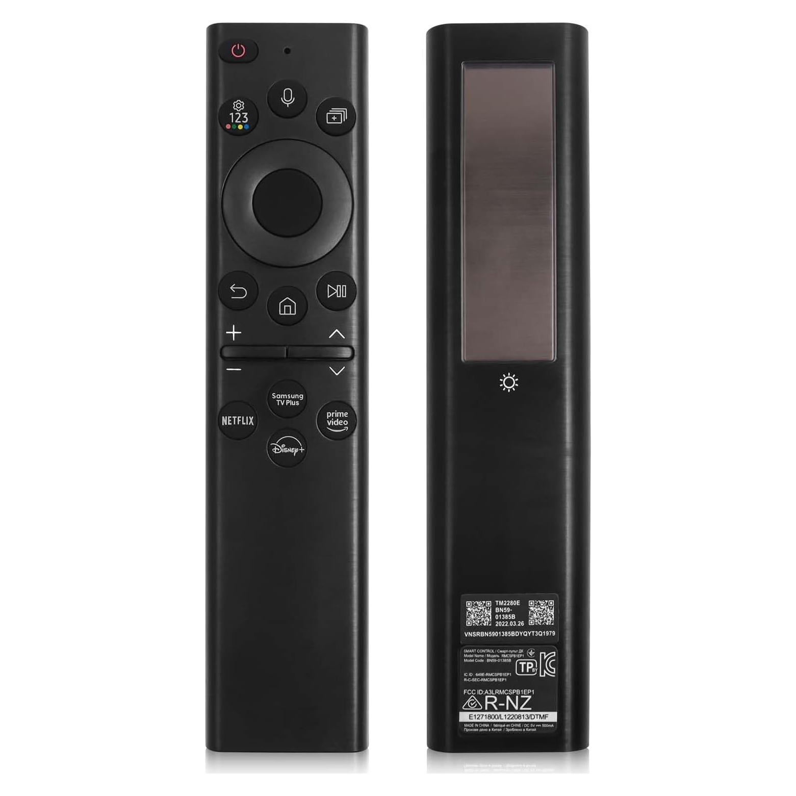 Control Remoto Solar Samsung BN59-01385A con Voz y Bluetooth