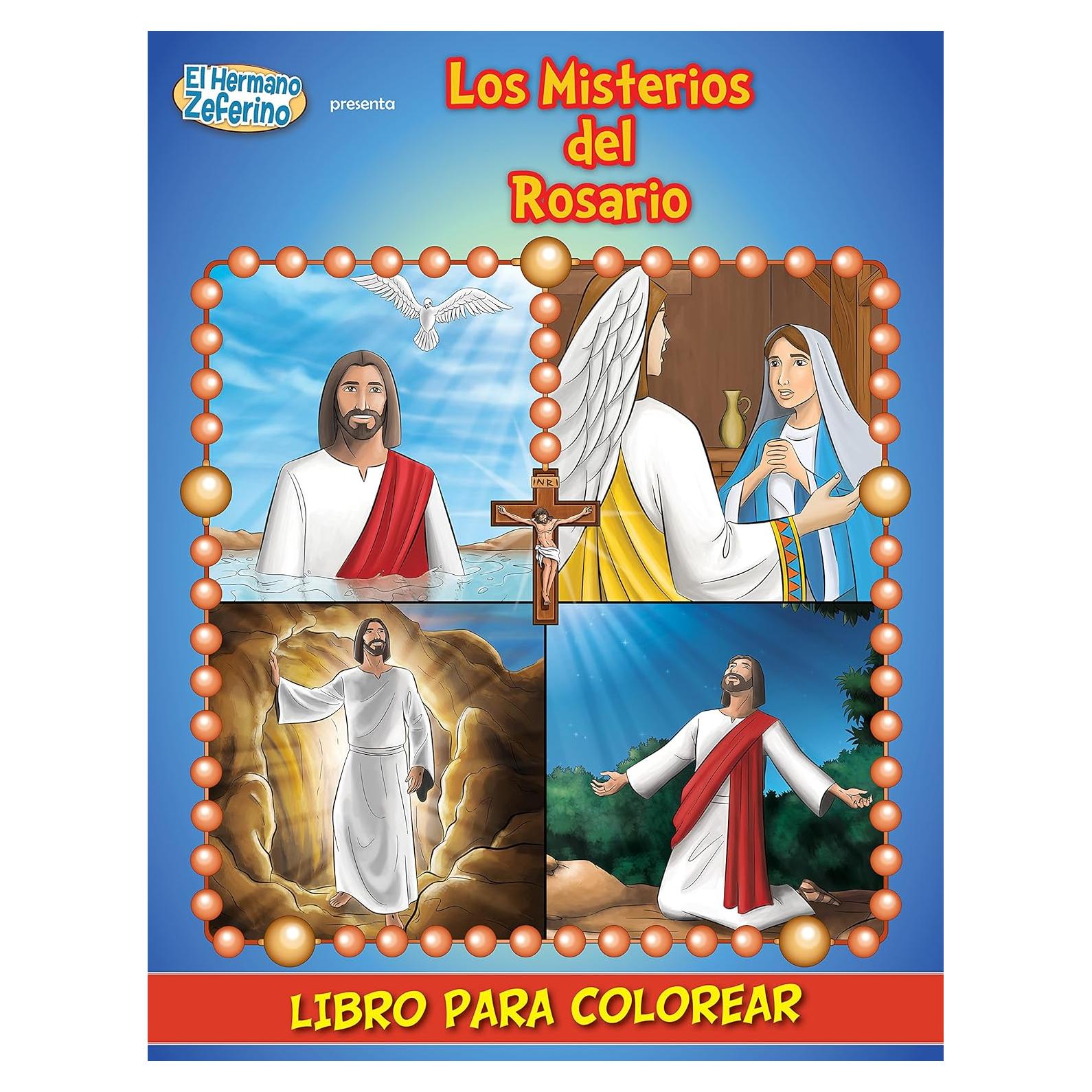 Los Misterios del Rosario(The Mysteries of The Rosary Coloring & Activity Book)(Spanish Edition) (Brother Francis)