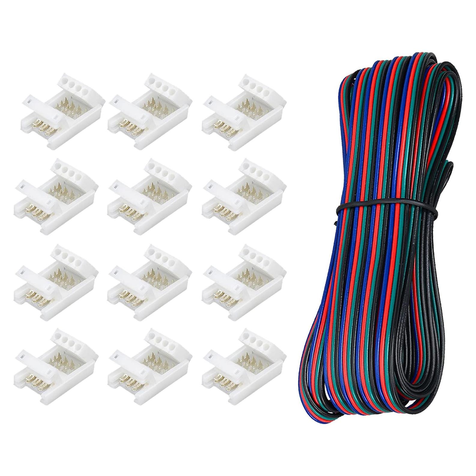 Cable de extensión LED RGB 4 pines Rifachua 5m 22 AWG