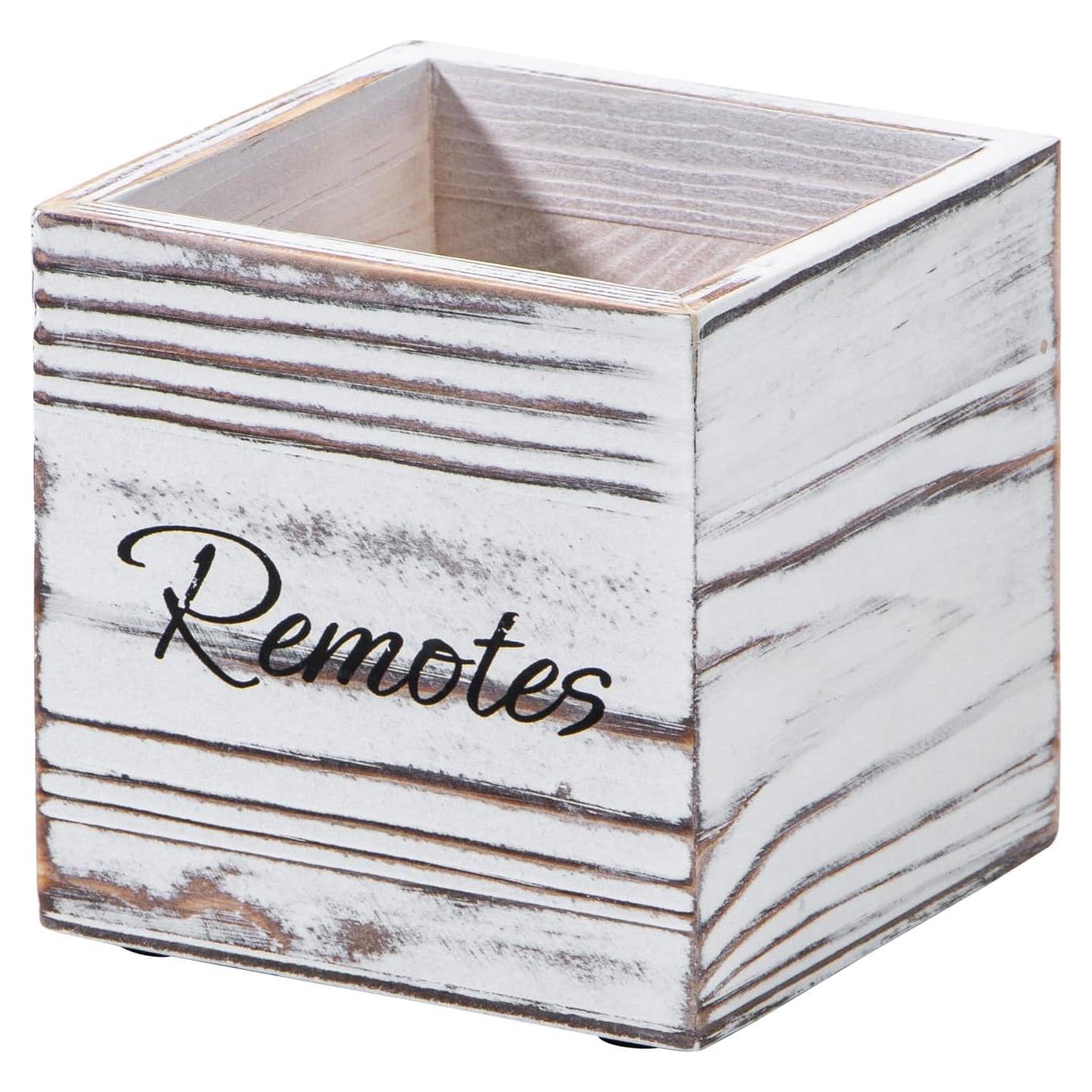 Soporte de Control Remoto de Madera Yeeco, Organizador Compacto 8.9 cm