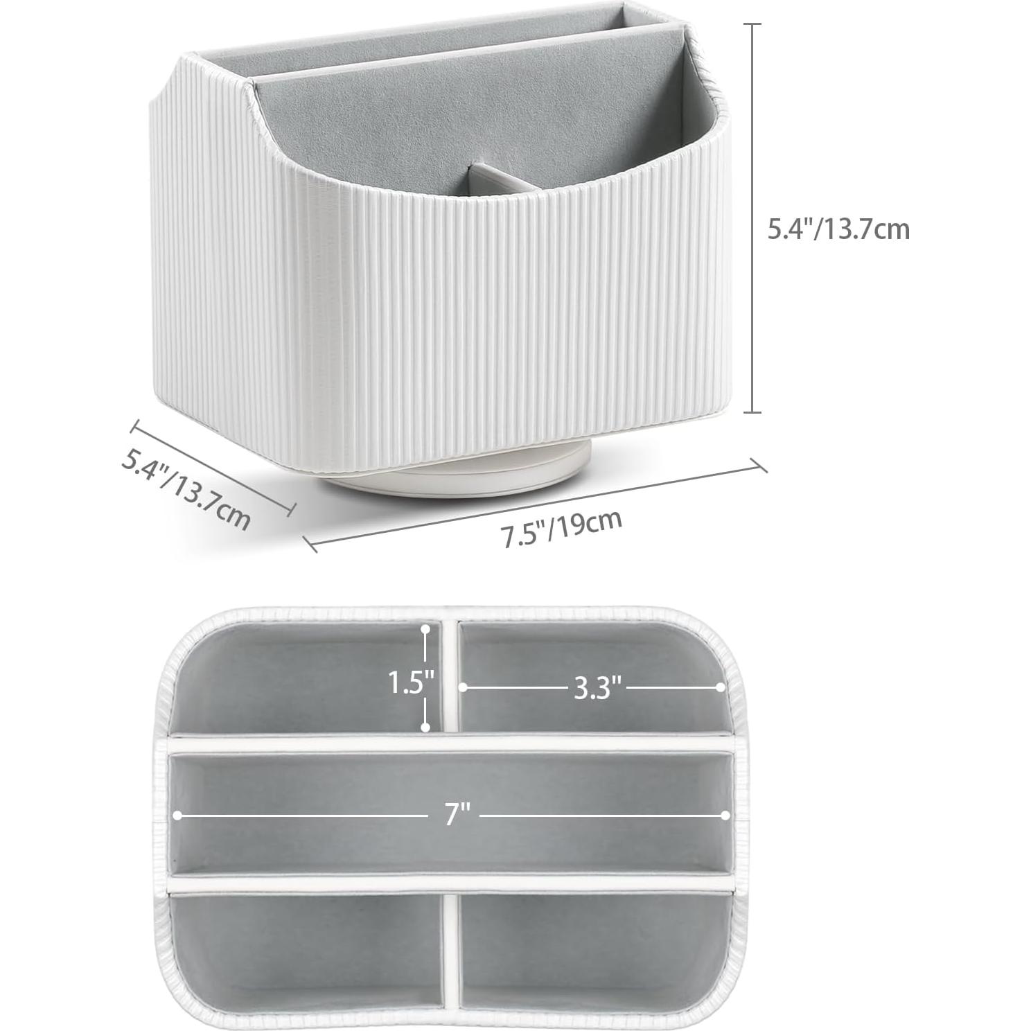 Soporte de Control Remoto Giratorio 360° NICLNGSH Blanco