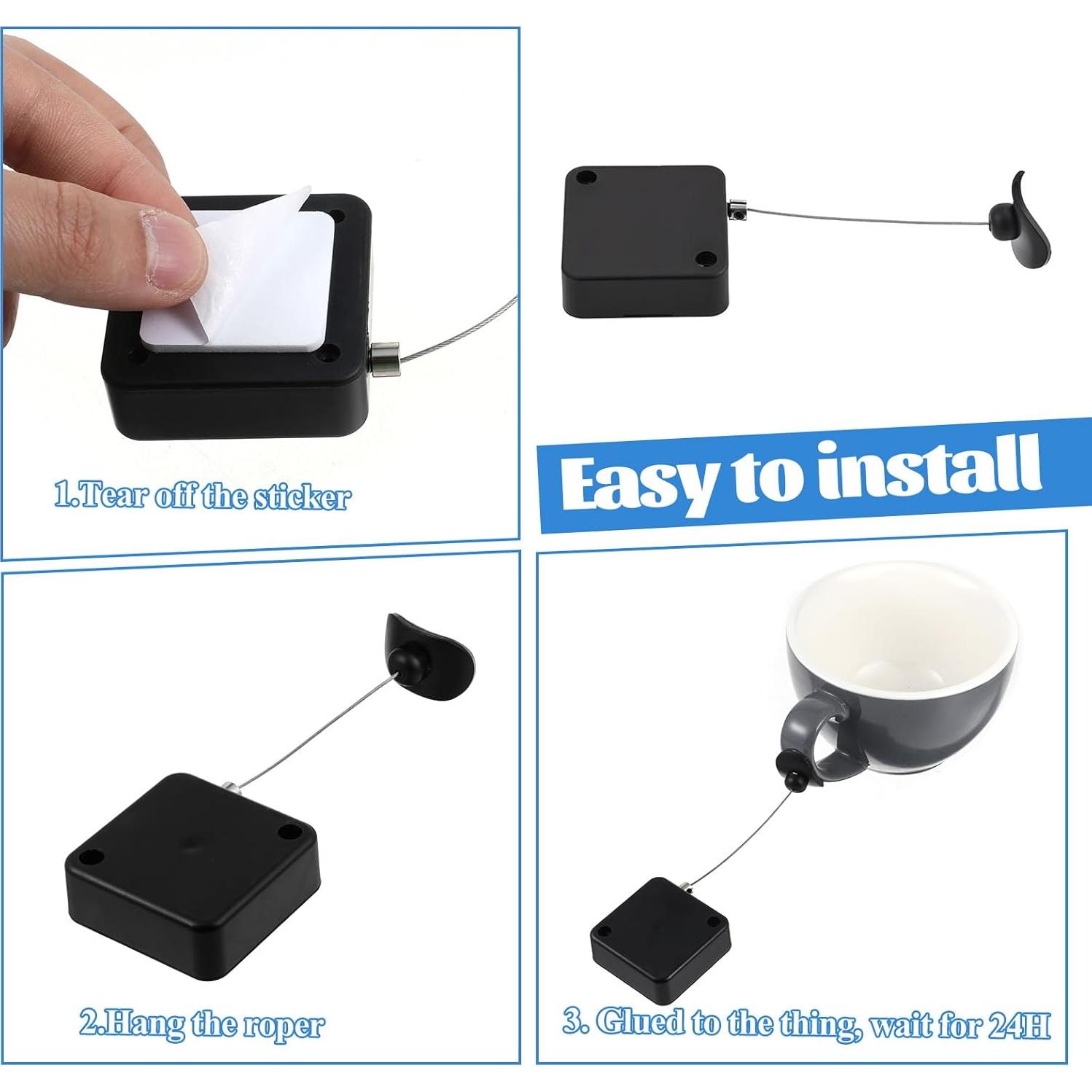 Cuerda Retráctil de Control Remoto Psyqtsuary 1M con Candado