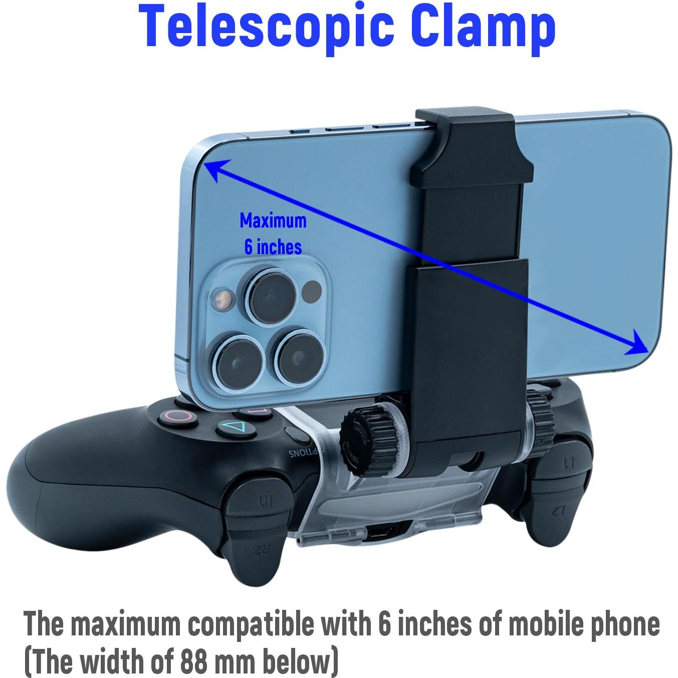Soporte para Teléfono Mcbazel PS4 DualShock 4 - Ajustable 0-180°