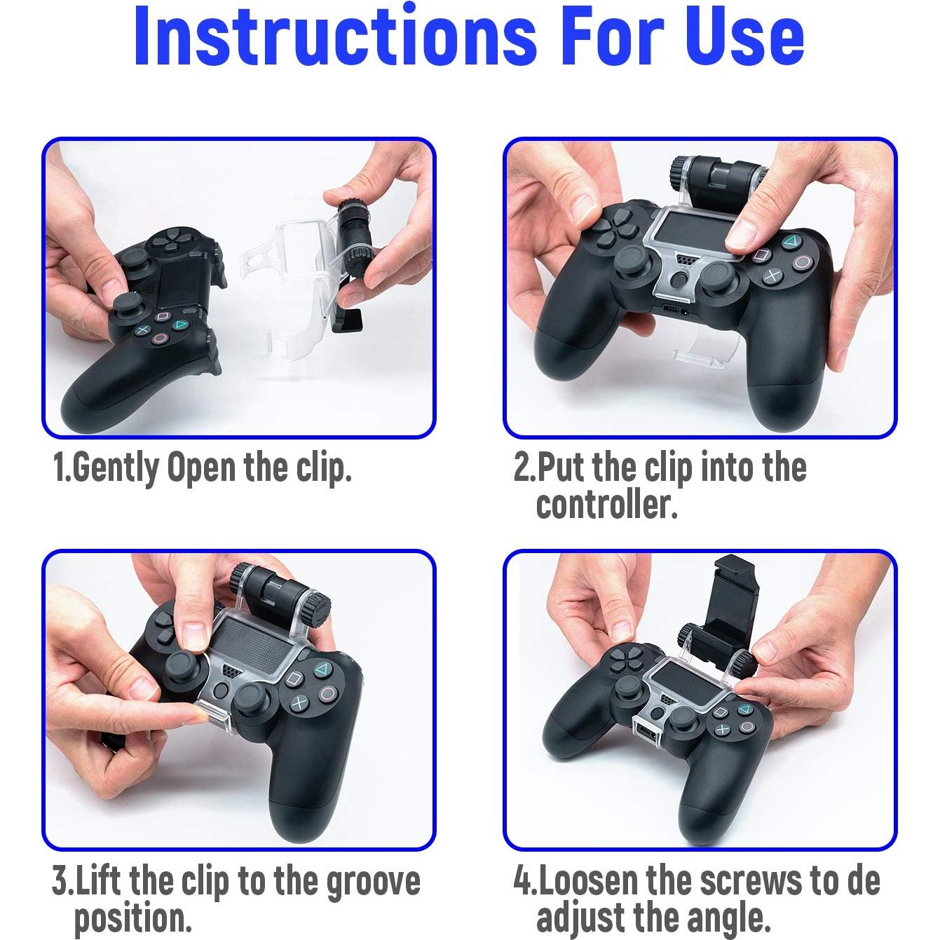 Soporte para Teléfono Mcbazel PS4 DualShock 4 - Ajustable 0-180°