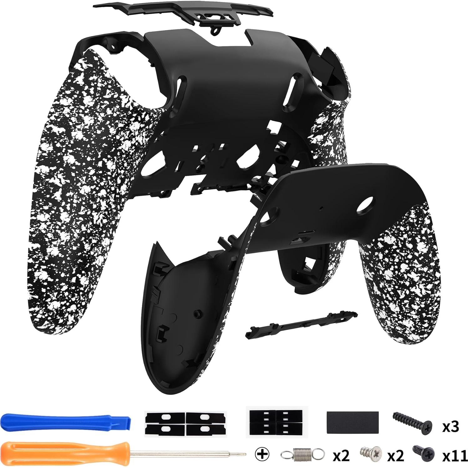 Carcasa Inferior eXtremeRate para Controlador PS5 Edge - Blanca Texturizada