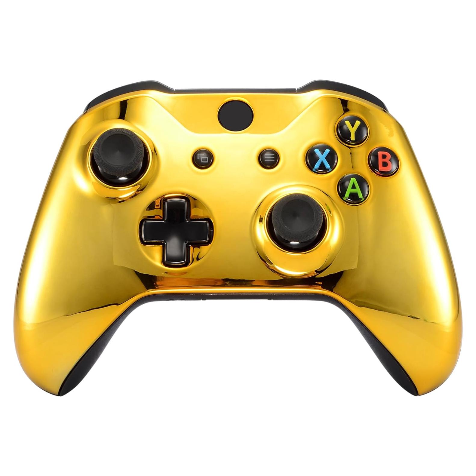 Carcasa Frontal Cromo Dorado eXtremeRate para Xbox One S/X 1708