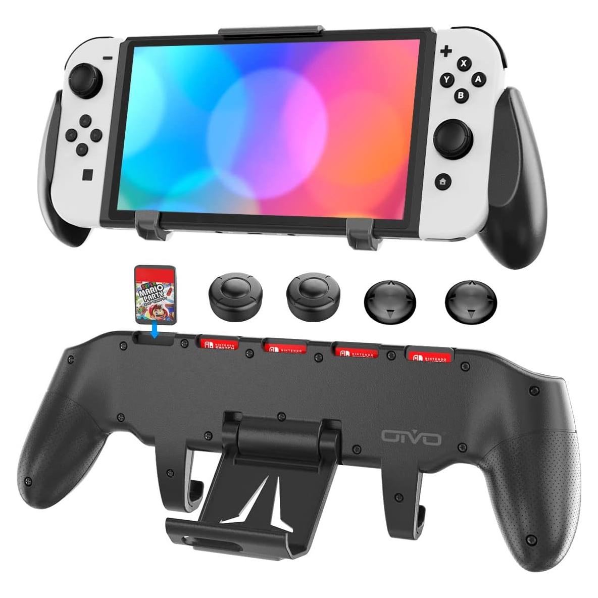 Agarradera OIVO para Nintendo Switch y OLED - Soporte Ajustable