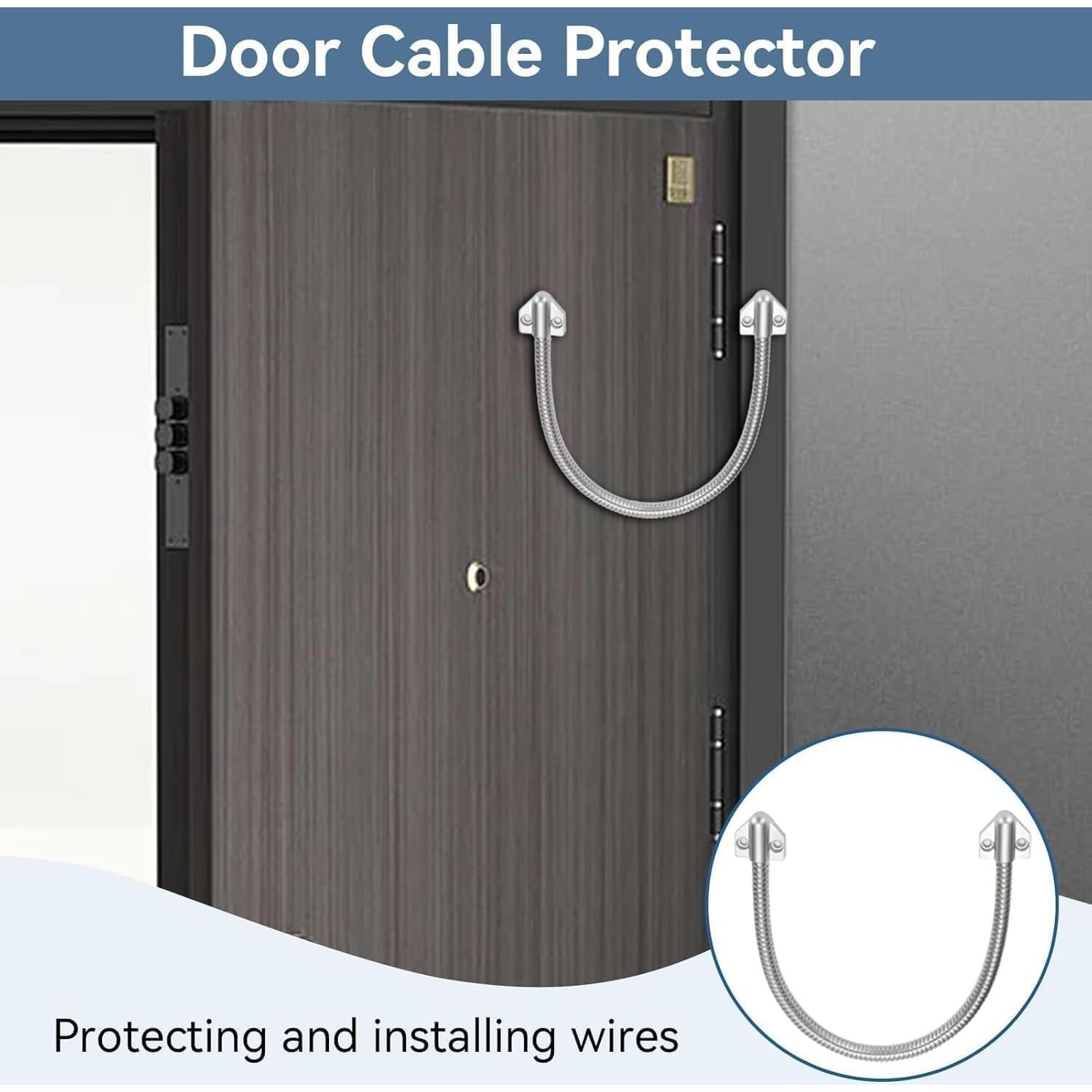 Bucle de puerta blindado Yosoo Health Gear 3 piezas acero inoxidable