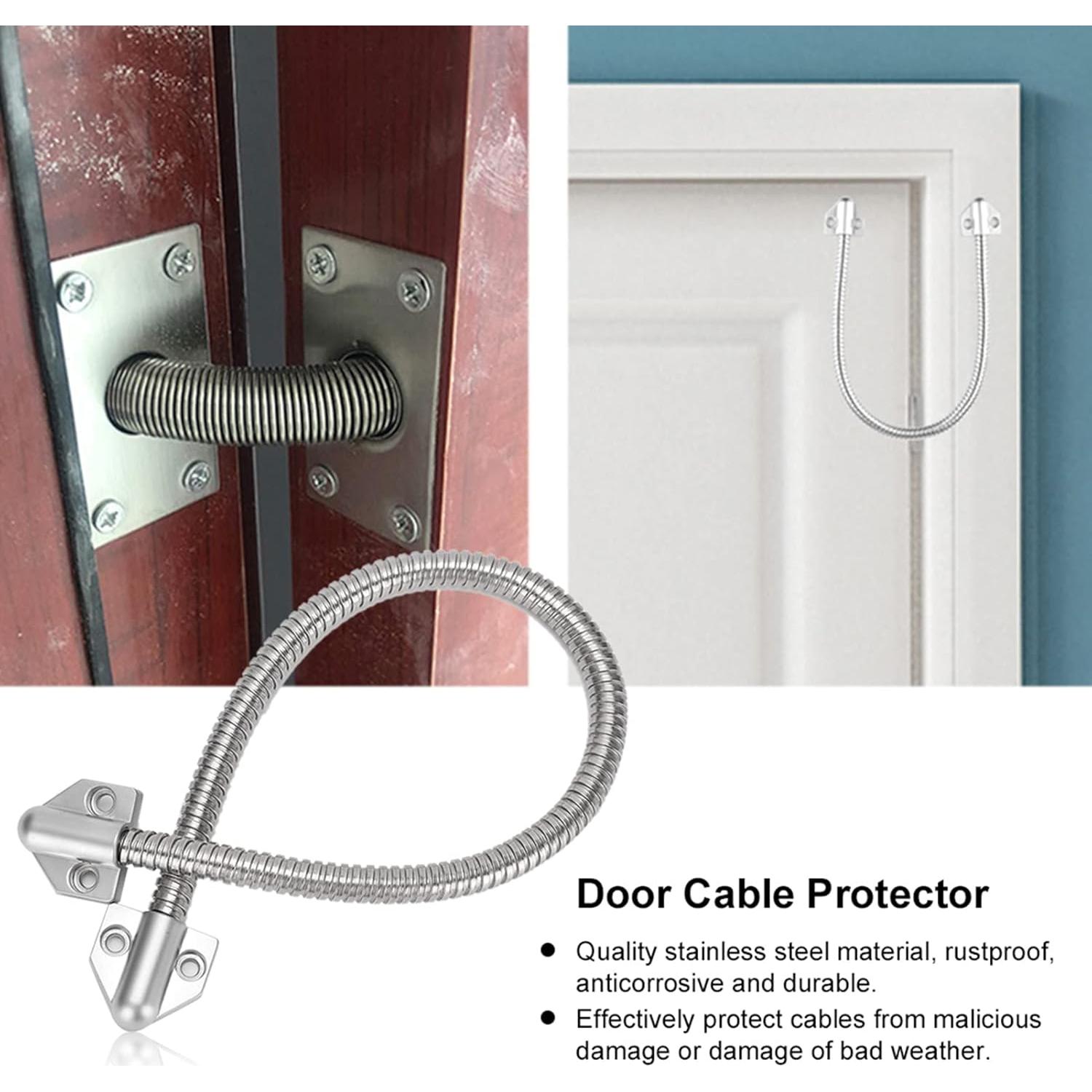 Bucle de puerta blindado Yosoo Health Gear 3 piezas acero inoxidable