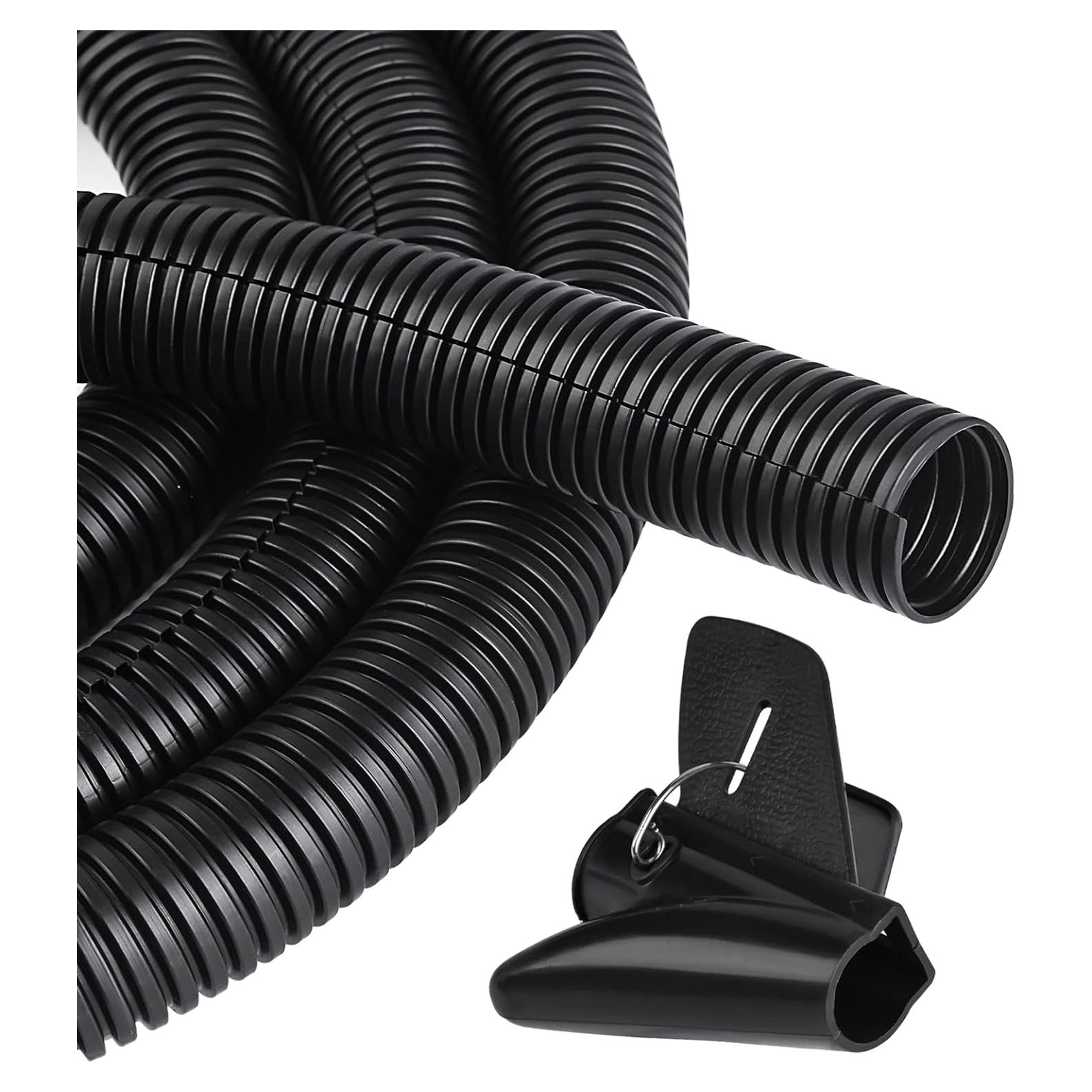 Tubo de Loom Retardante de Llama CrocSee 7.62m x 1.27cm Negro