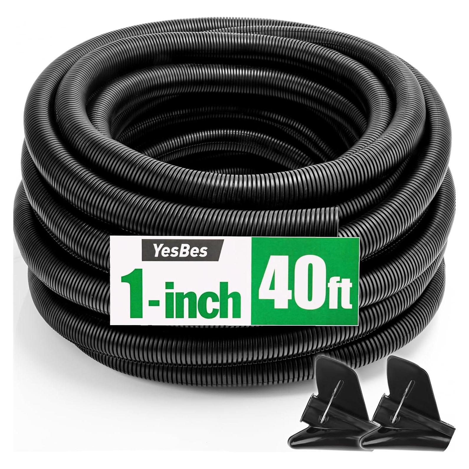 Tubo de Loom de Alambre 1" YesBes 12.19m Negro