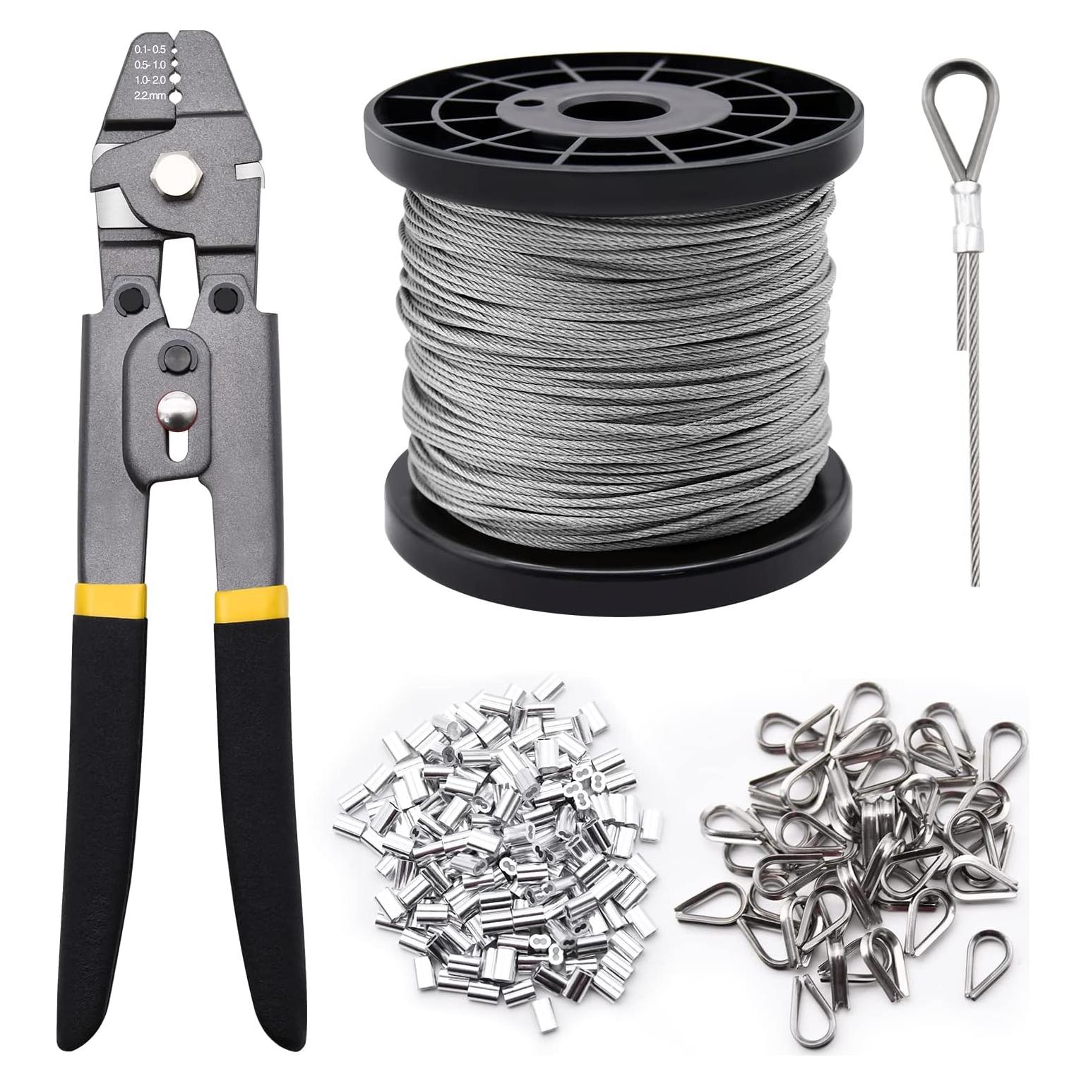 Kit de herramientas para engastar cables de acero FGBNM 100m