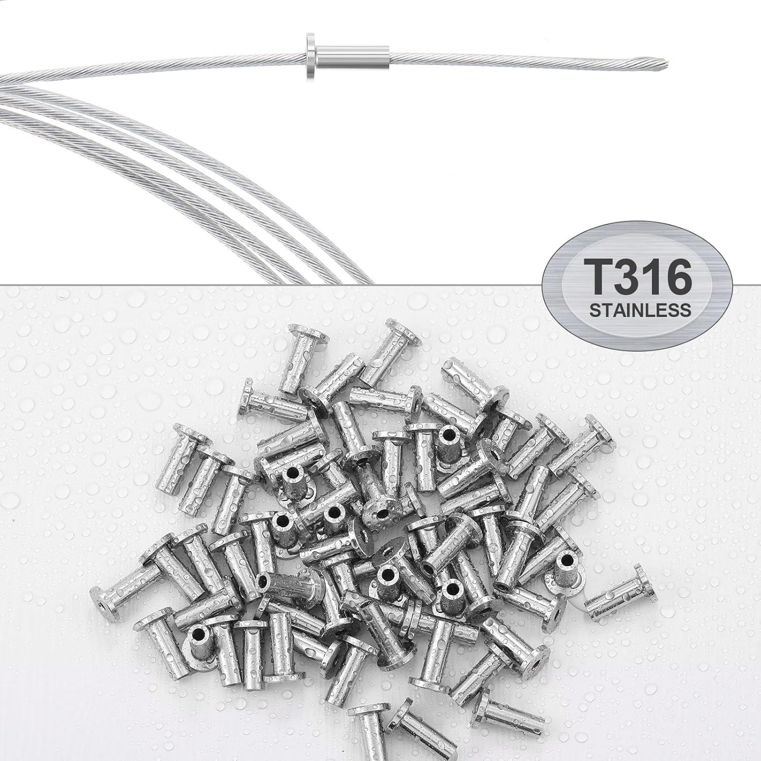 Mangas Protectores de Acero Inoxidable Therwen 200 Pcs